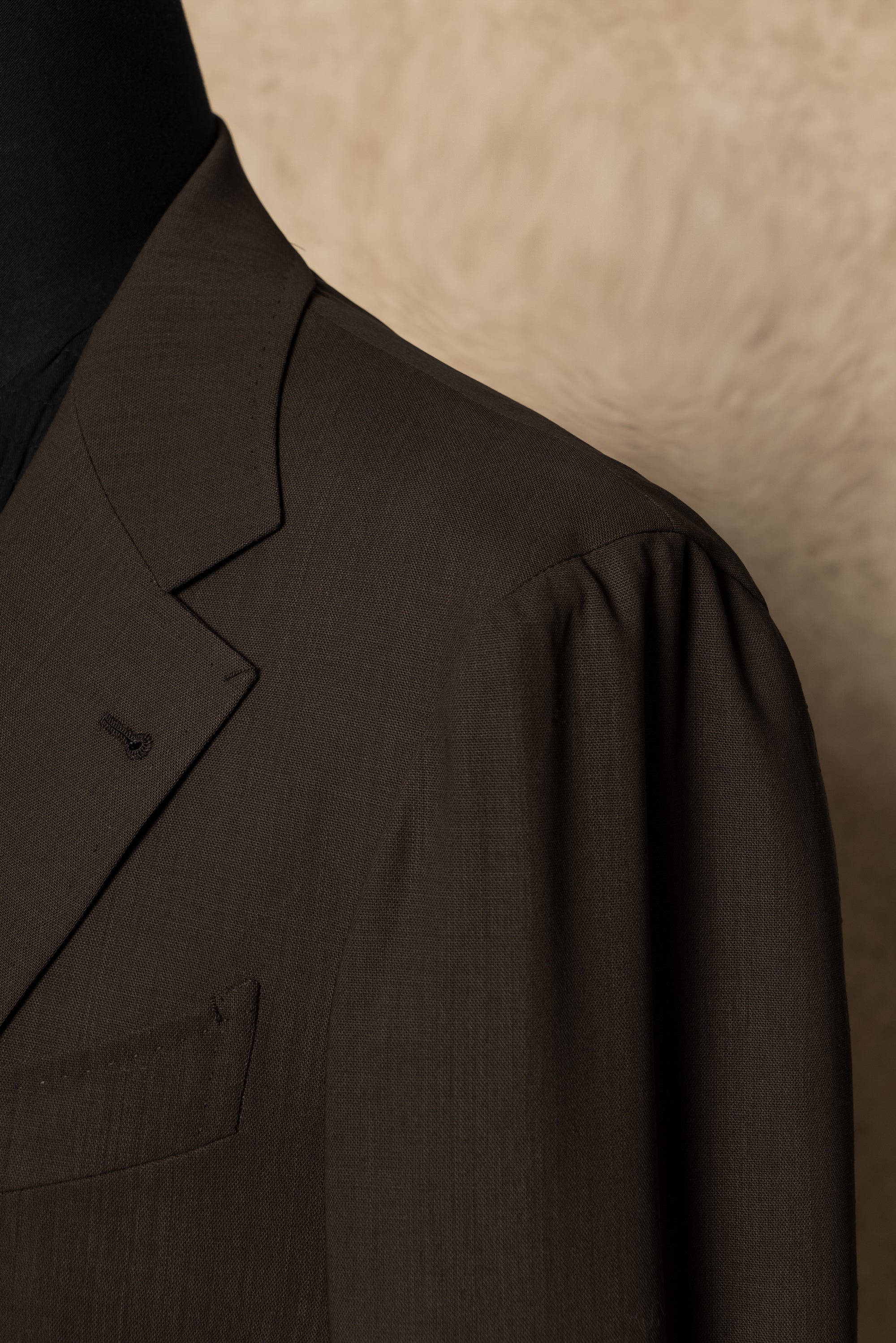 MTO Tobacco Hightwist Wool Suit #332