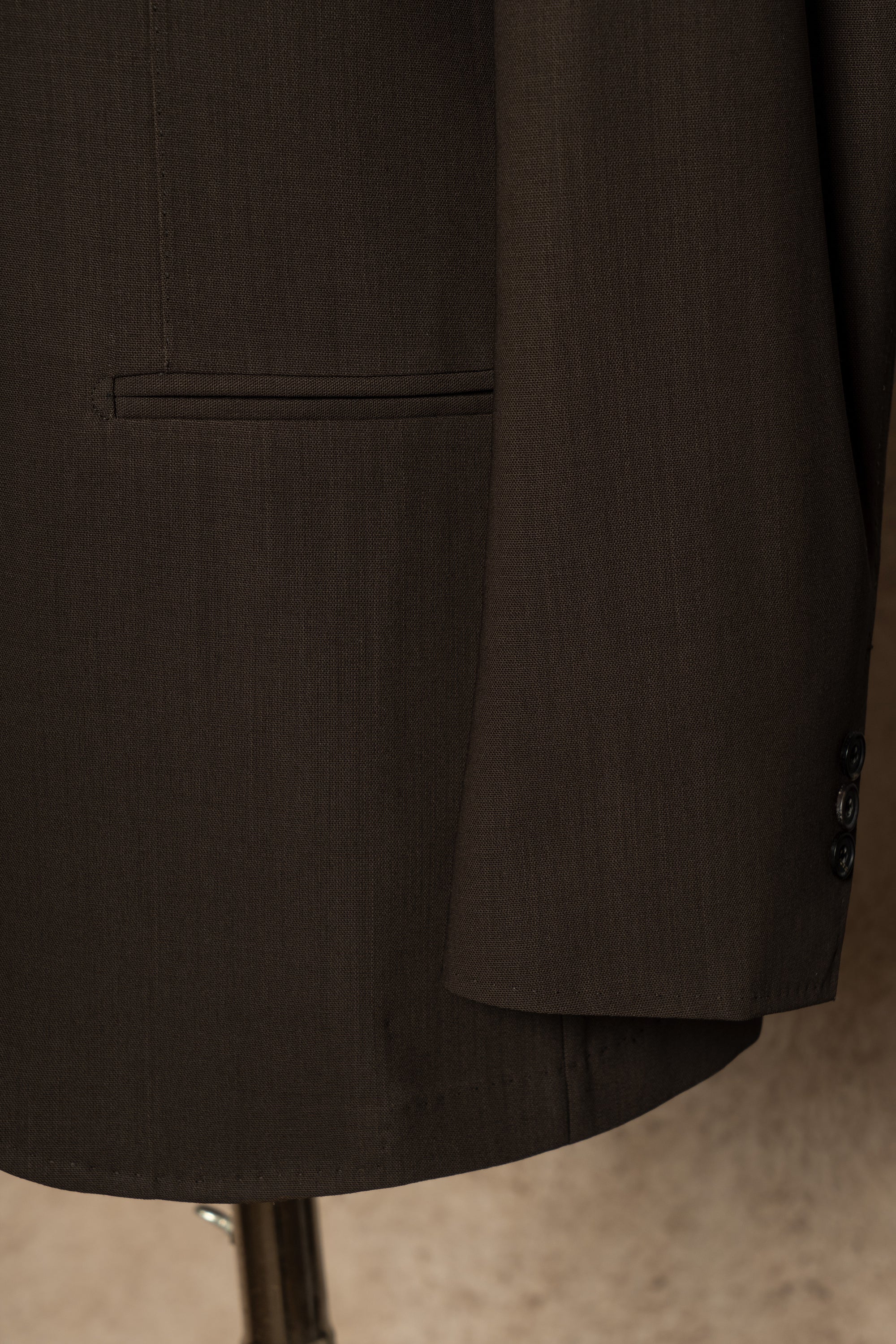 MTO Tobacco Hightwist Wool Suit #332