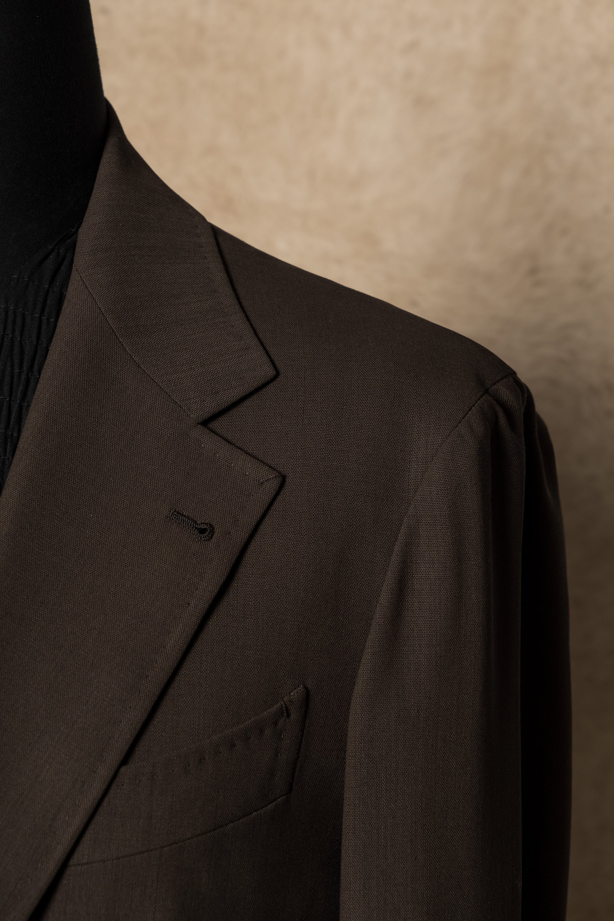 MTO Tobacco Hightwist Wool Suit #332