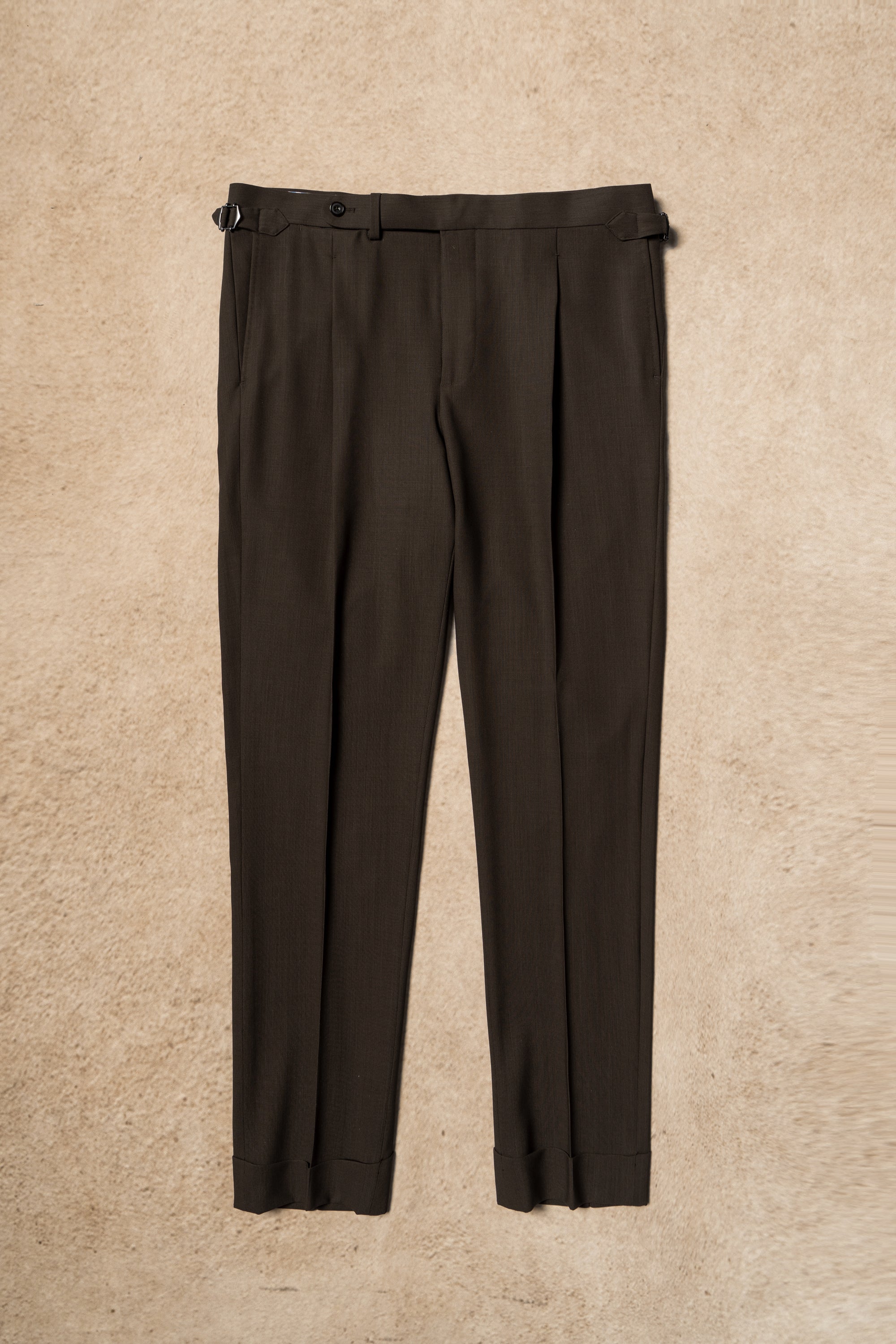 MTO Tobacco Hightwist Wool Suit #332