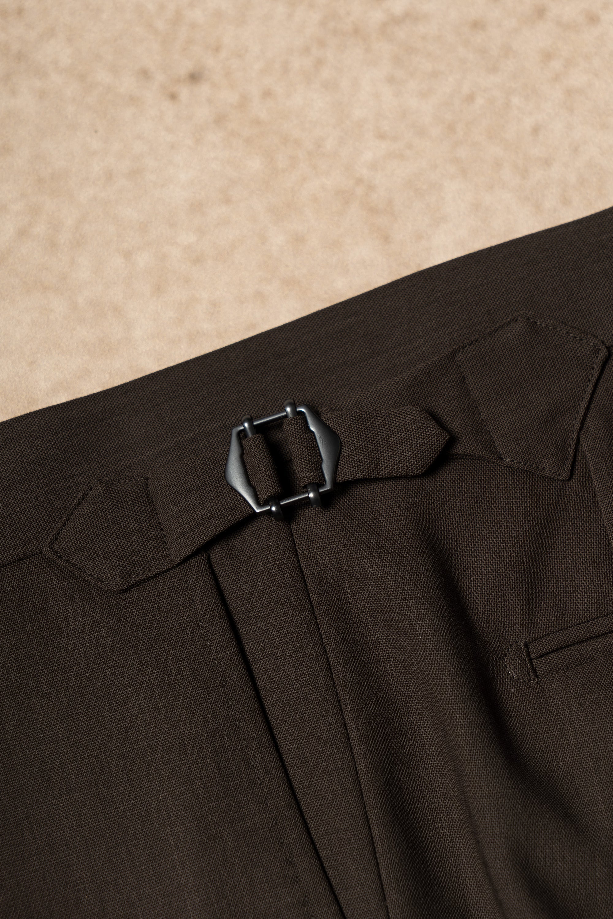 MTO Tobacco Hightwist Wool Suit #332