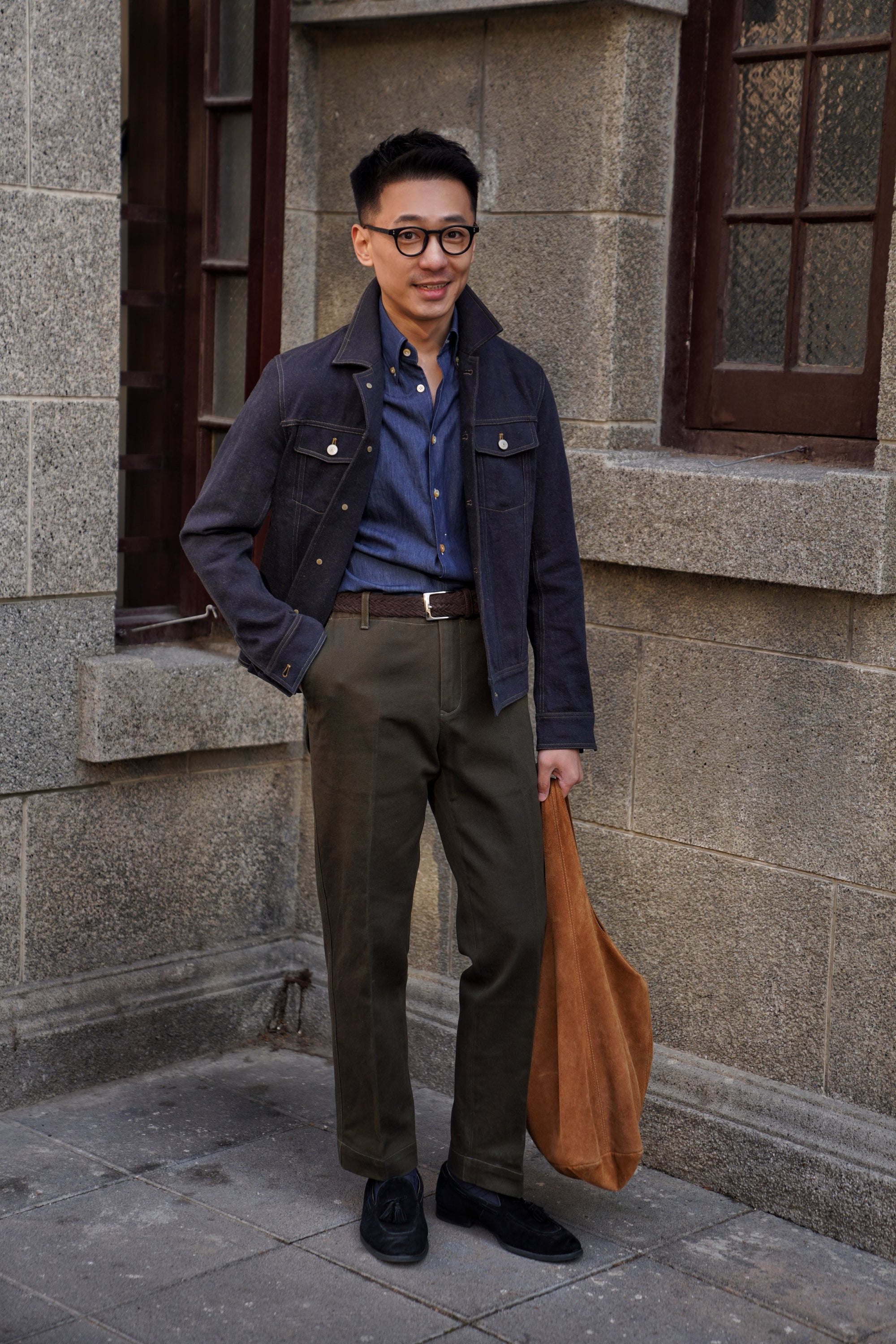 Washed Twill Cotton Chino