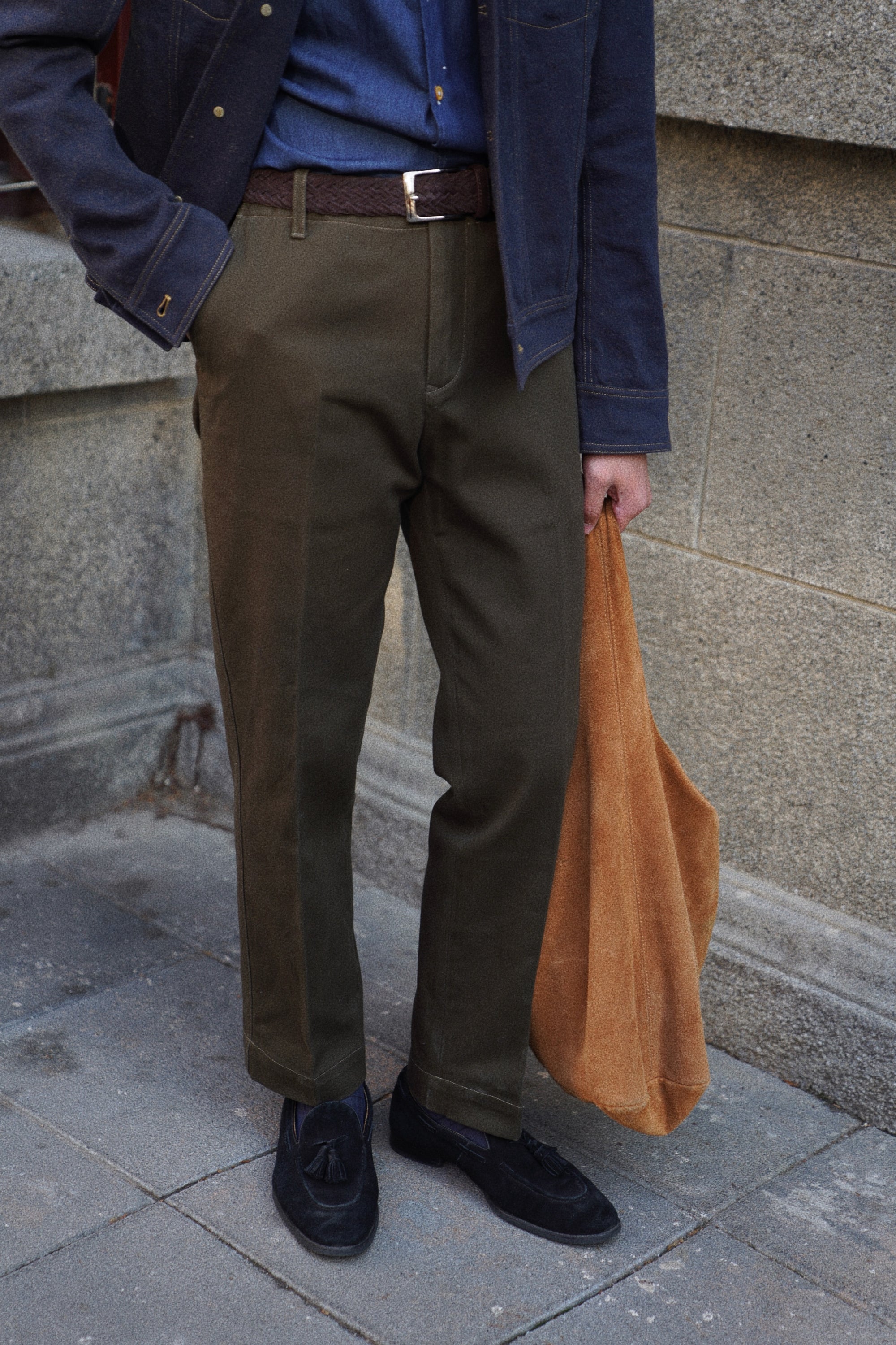 Washed Twill Cotton Chino