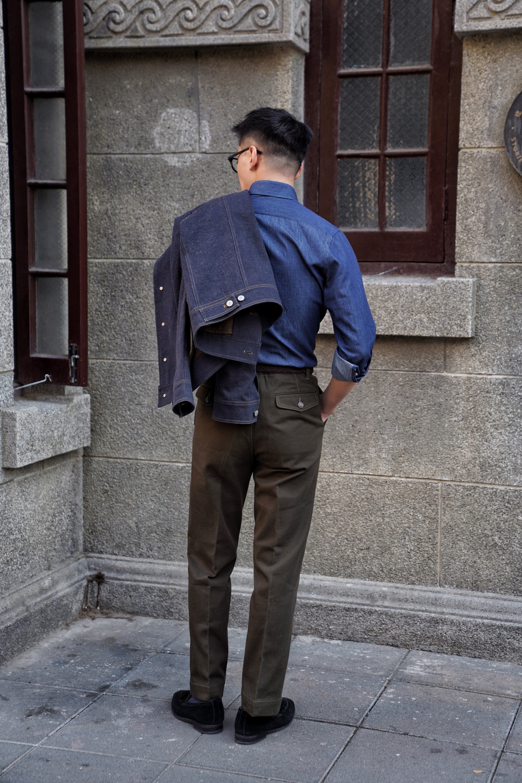 Washed Twill Cotton Chino