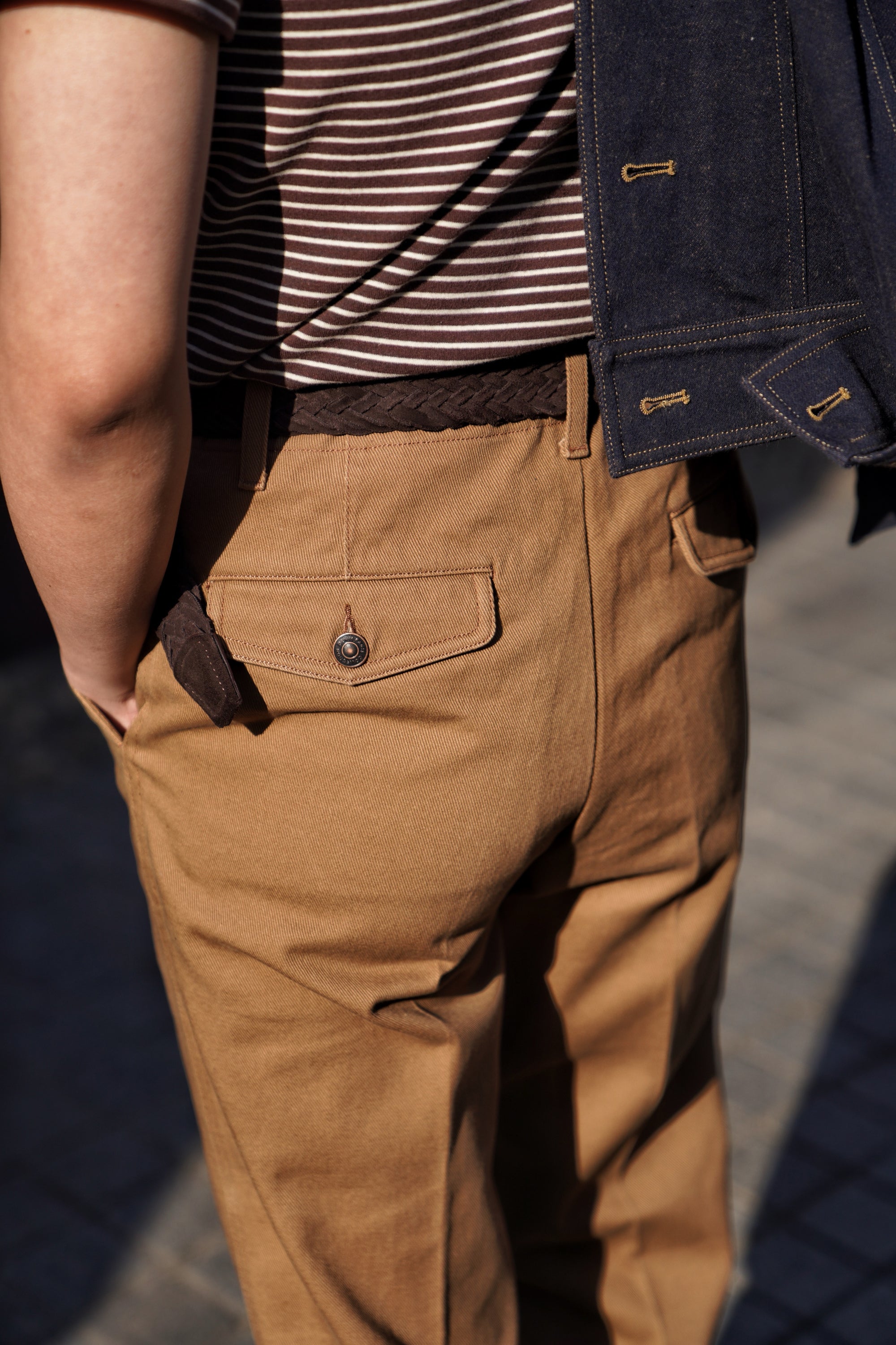 Washed Twill Cotton Chino