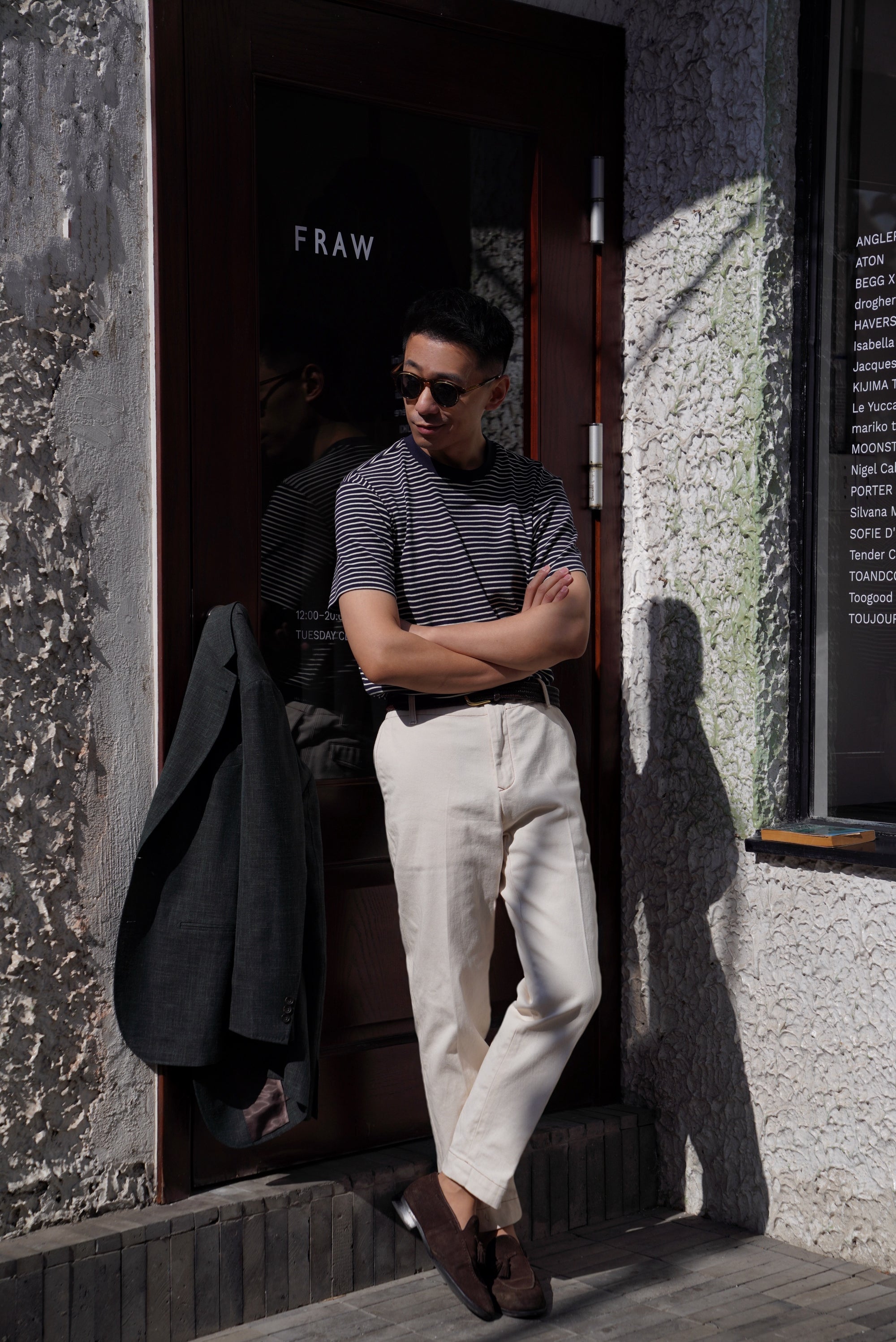 Washed Twill Cotton Chino