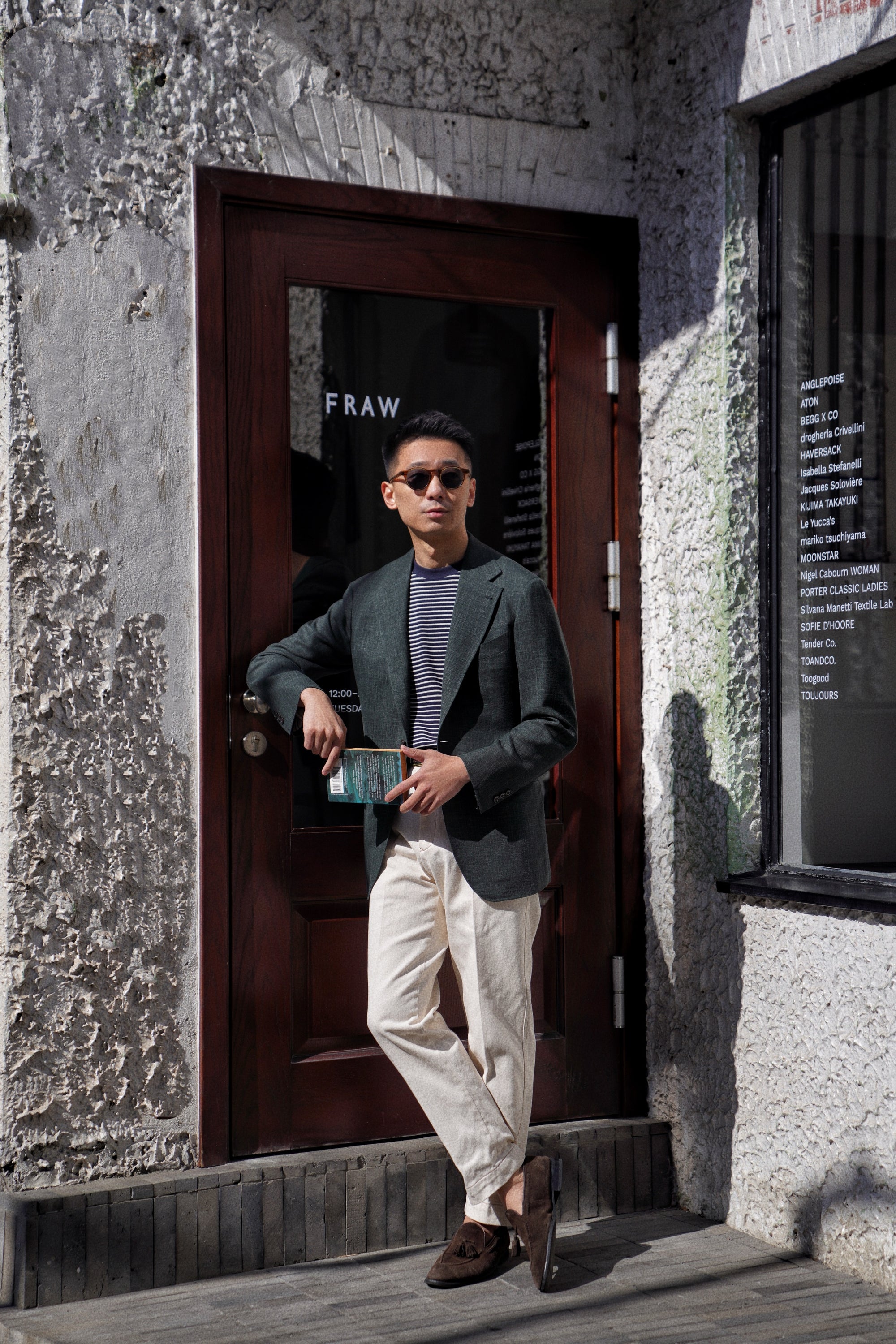 Washed Twill Cotton Chino