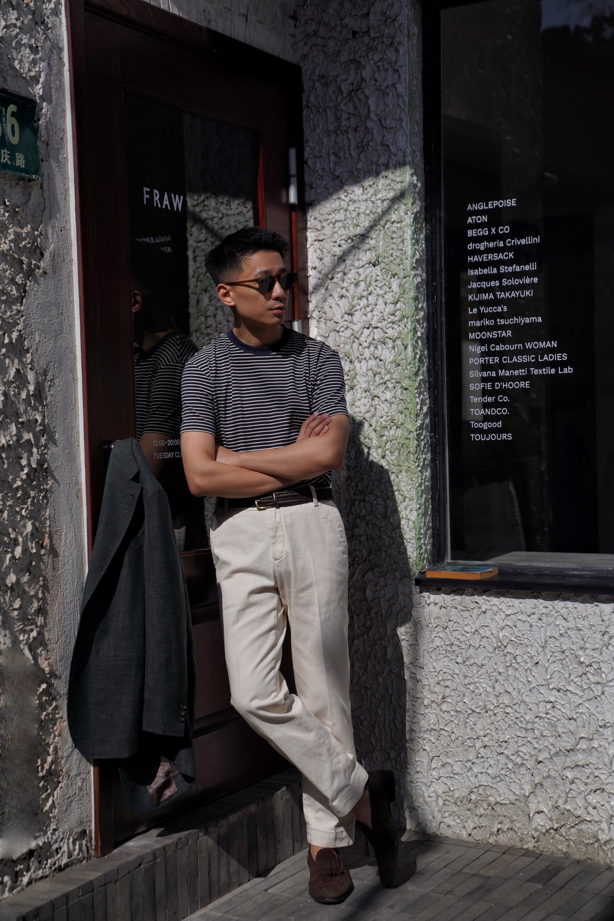 Washed Twill Cotton Chino