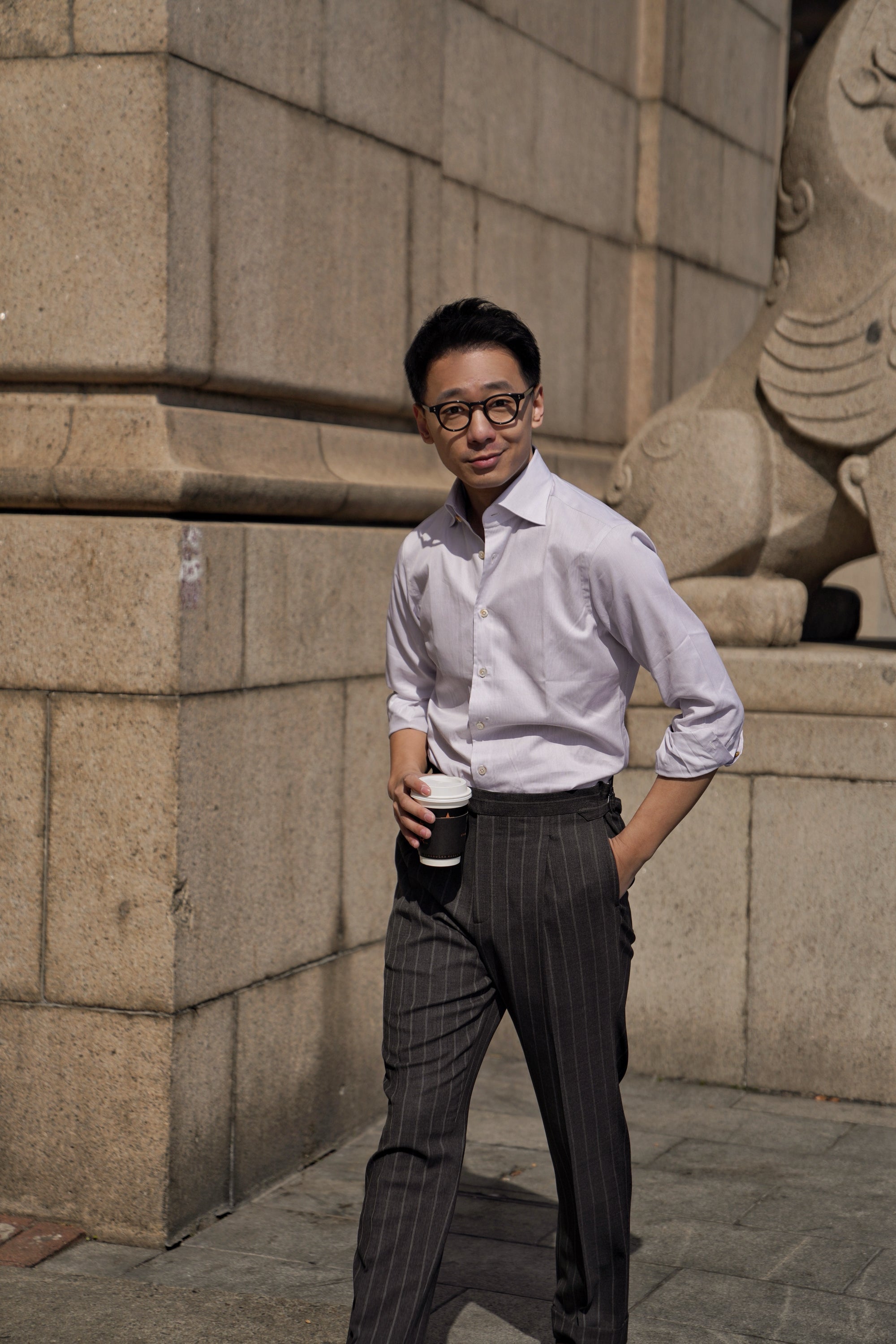 MTO Hand-stitched Stripe Shirt #30 #37