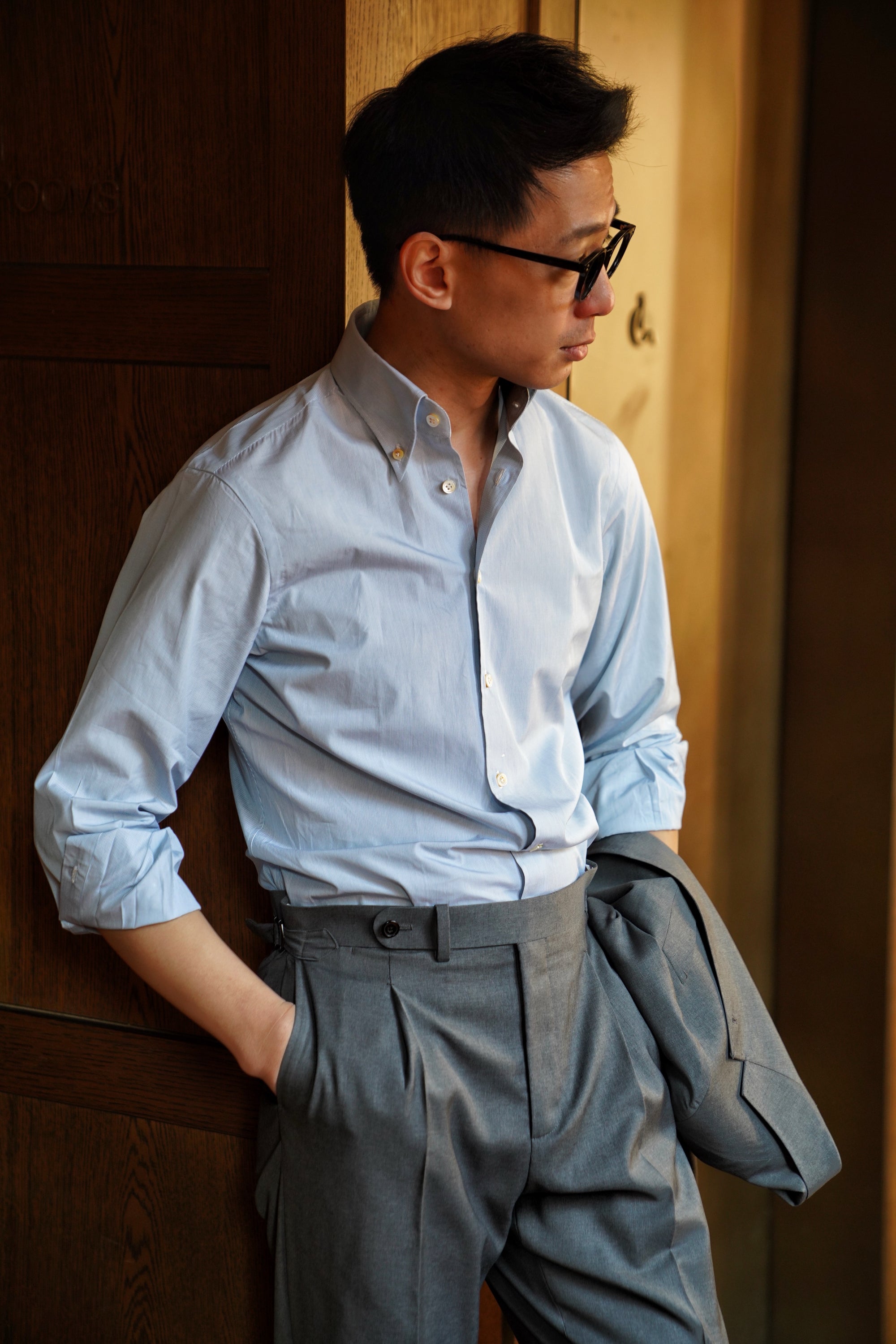 MTO Hand-stitched Stripe Shirt #30 #37