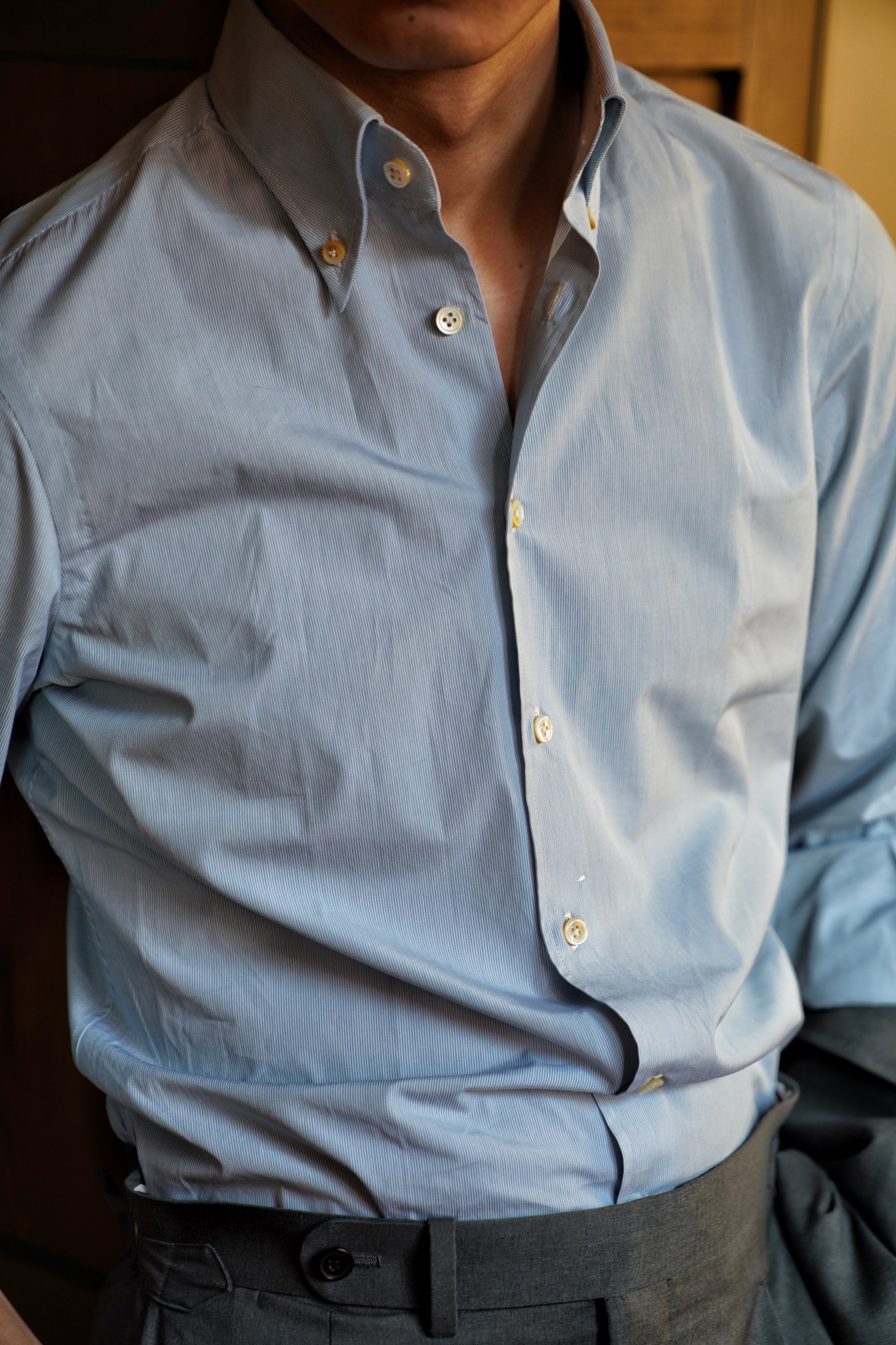 MTO Hand-stitched Stripe Shirt #30 #37