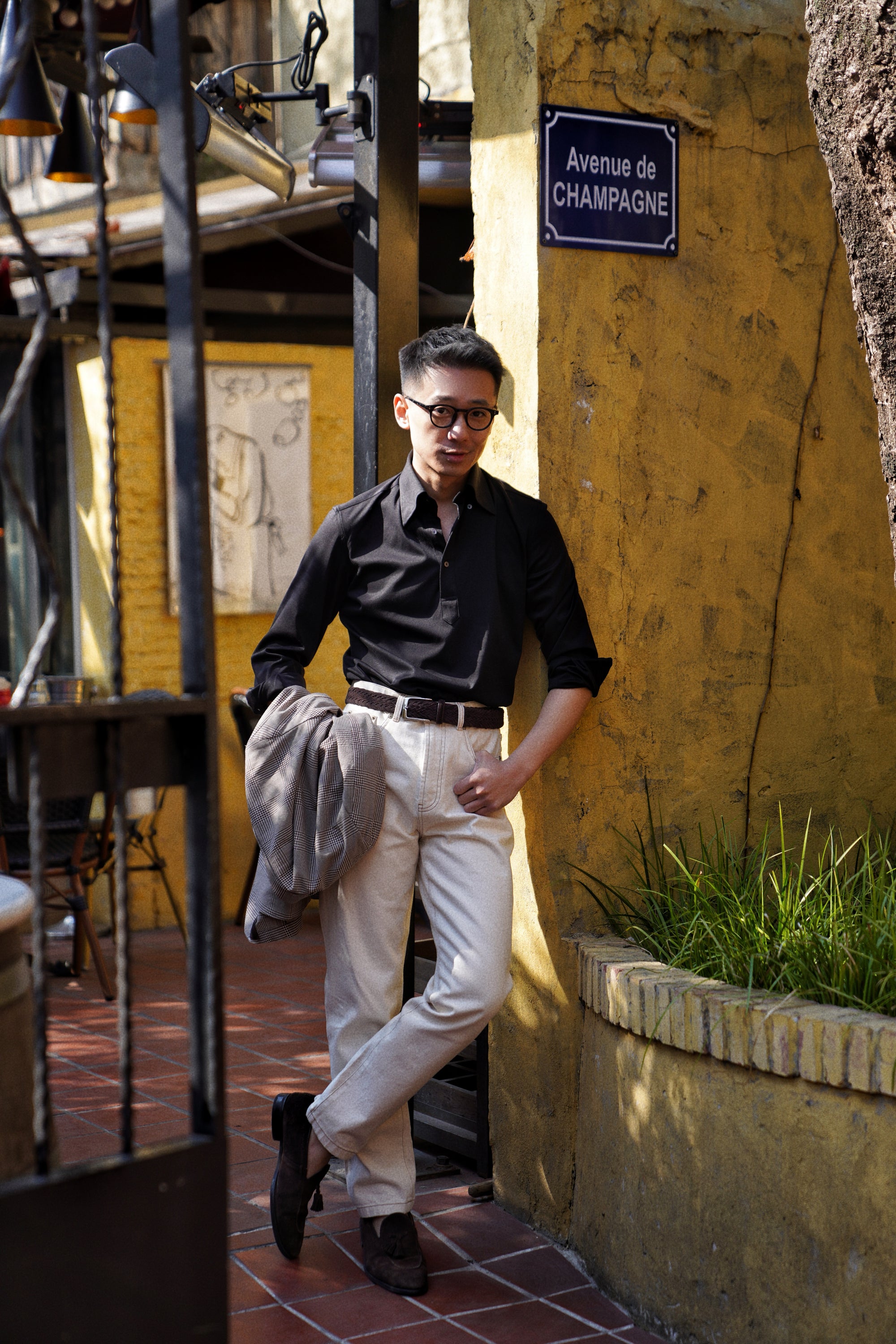 MTO Black Blending Polo Shirt