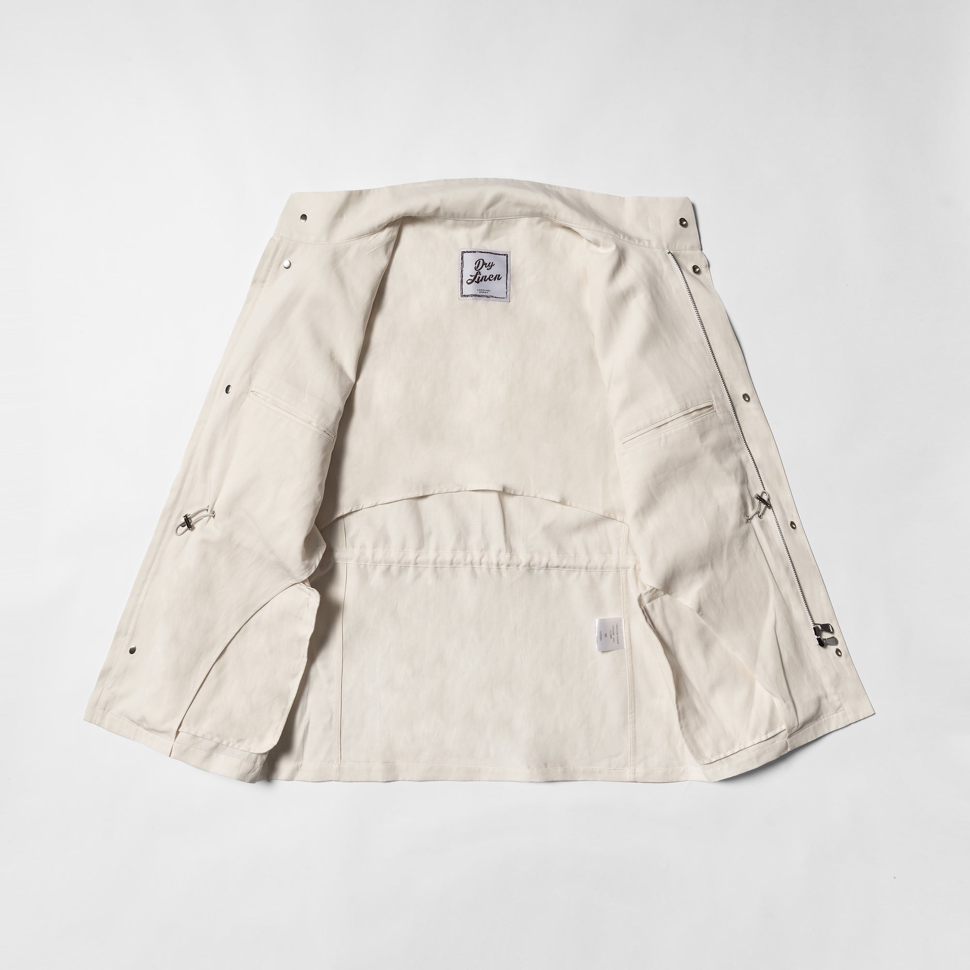 Ivory Tencel Linen Cotton M65 Jacket