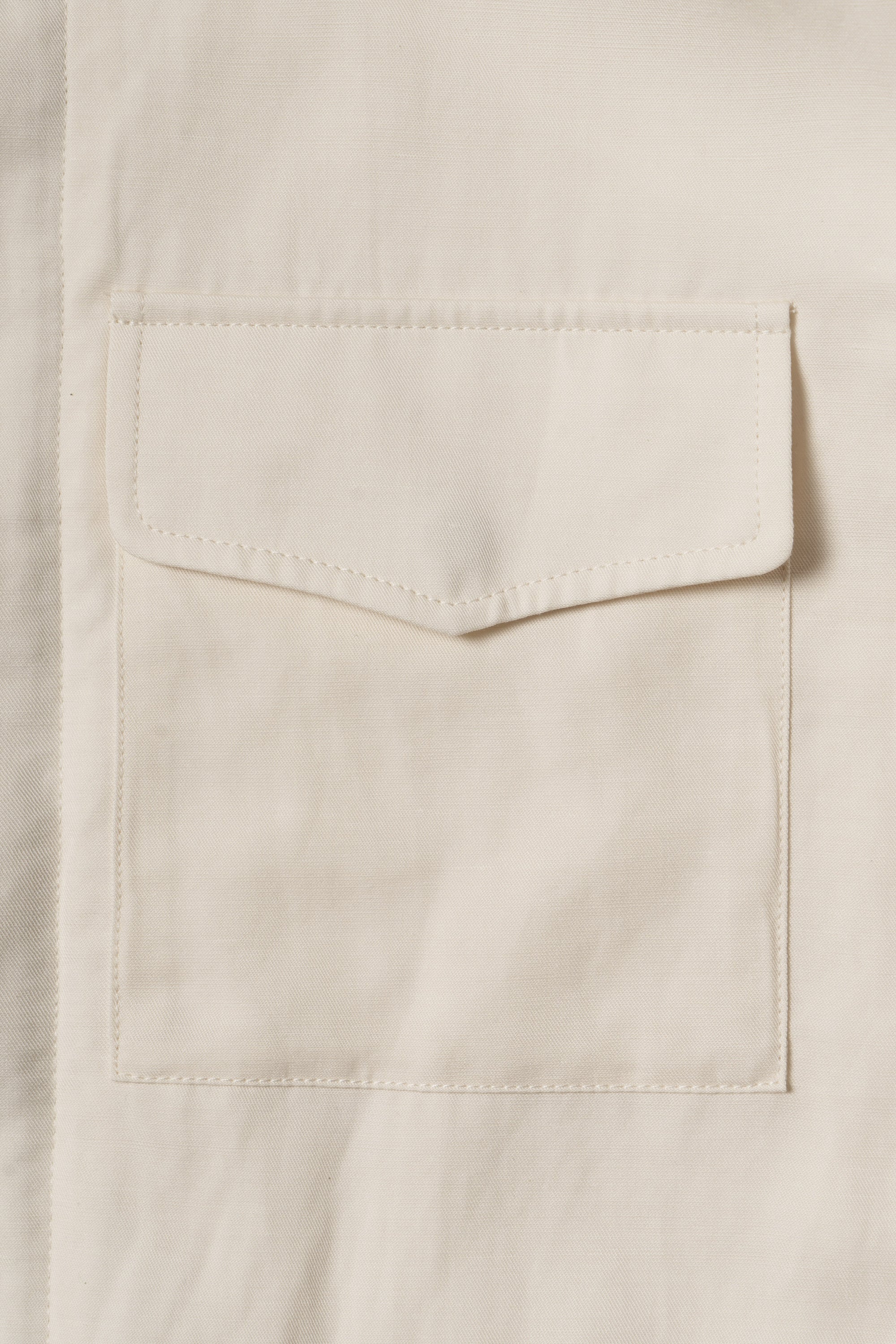 Ivory Tencel Linen Cotton M65 Jacket