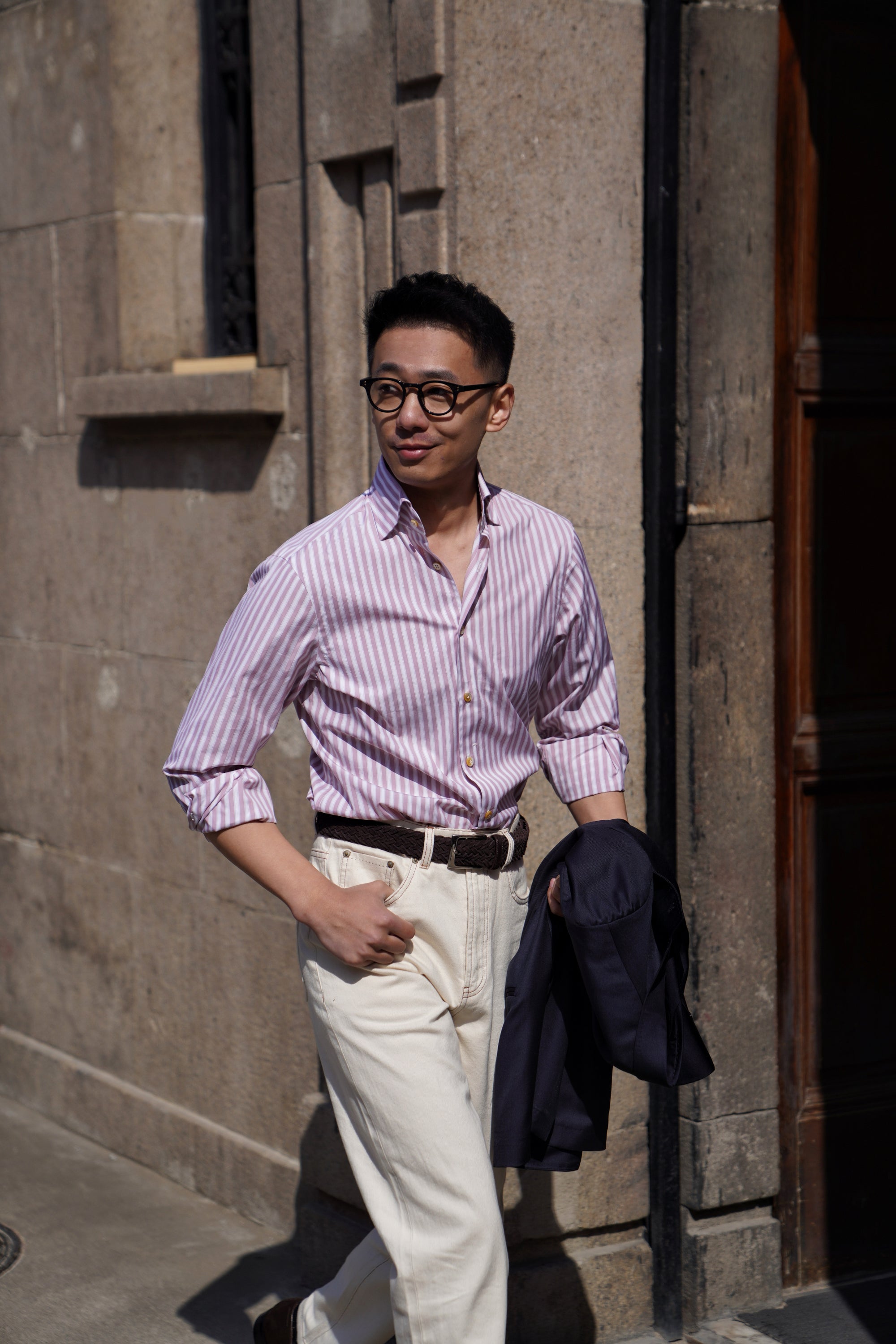 MTO Hand-stitched Stripe Shirt