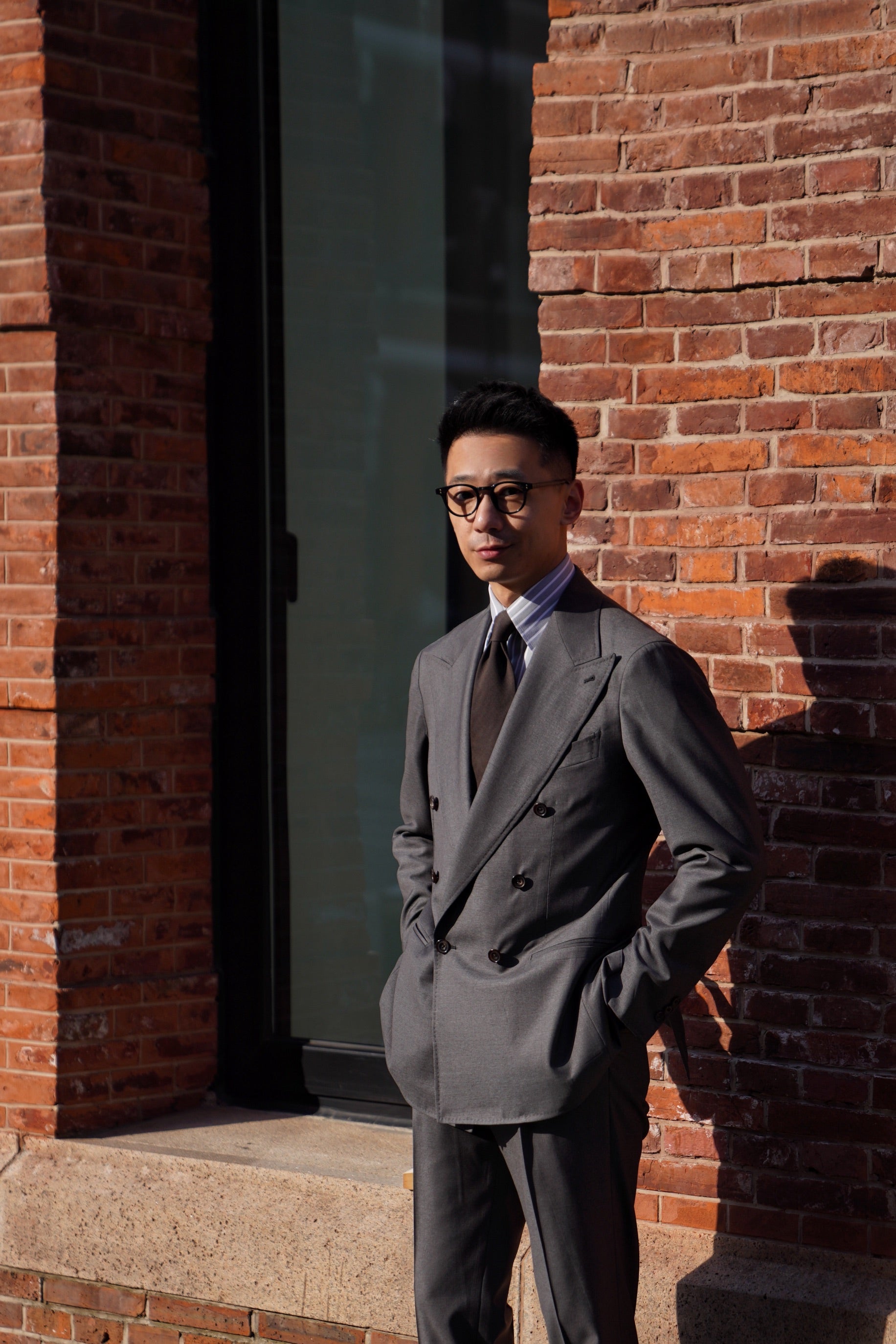 Grey 130s 17 Micron Wool Suit #358