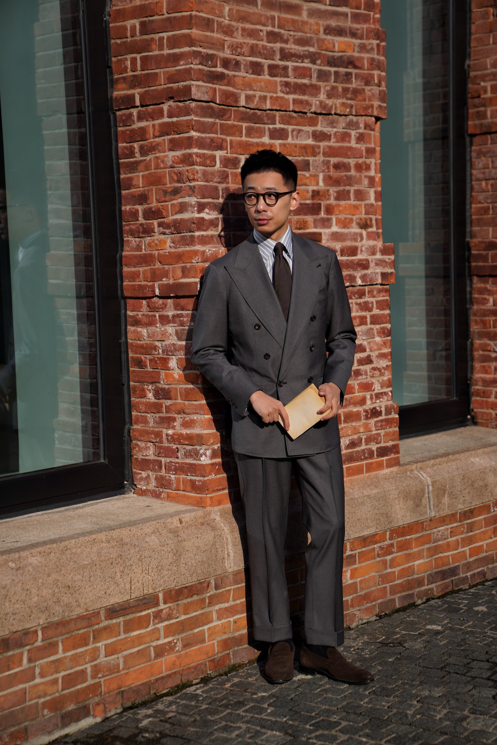 Grey 130s 17 Micron Wool Suit #358