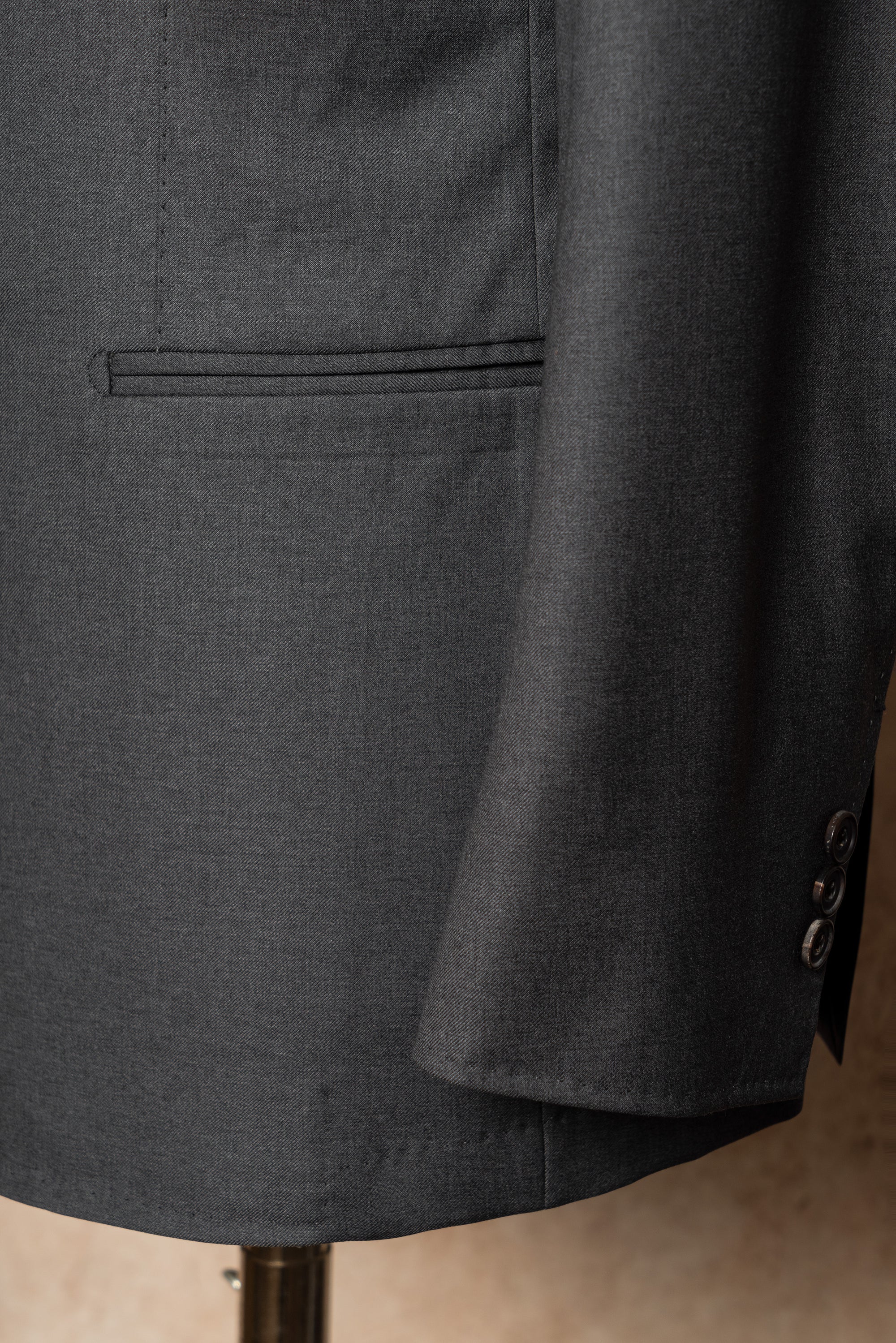 Grey 130s 17 Micron Wool Suit #358