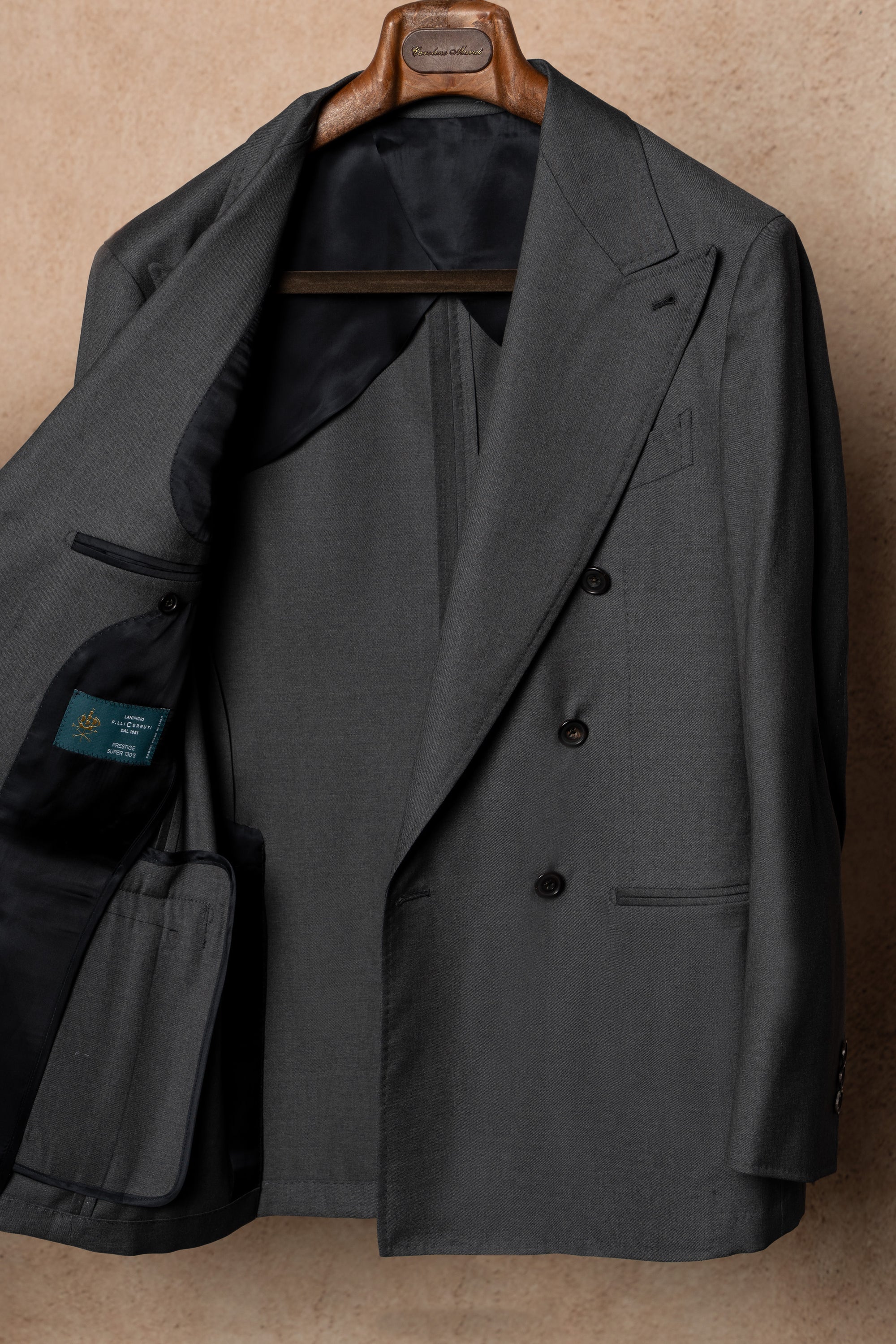 Grey 130s 17 Micron Wool Suit #358