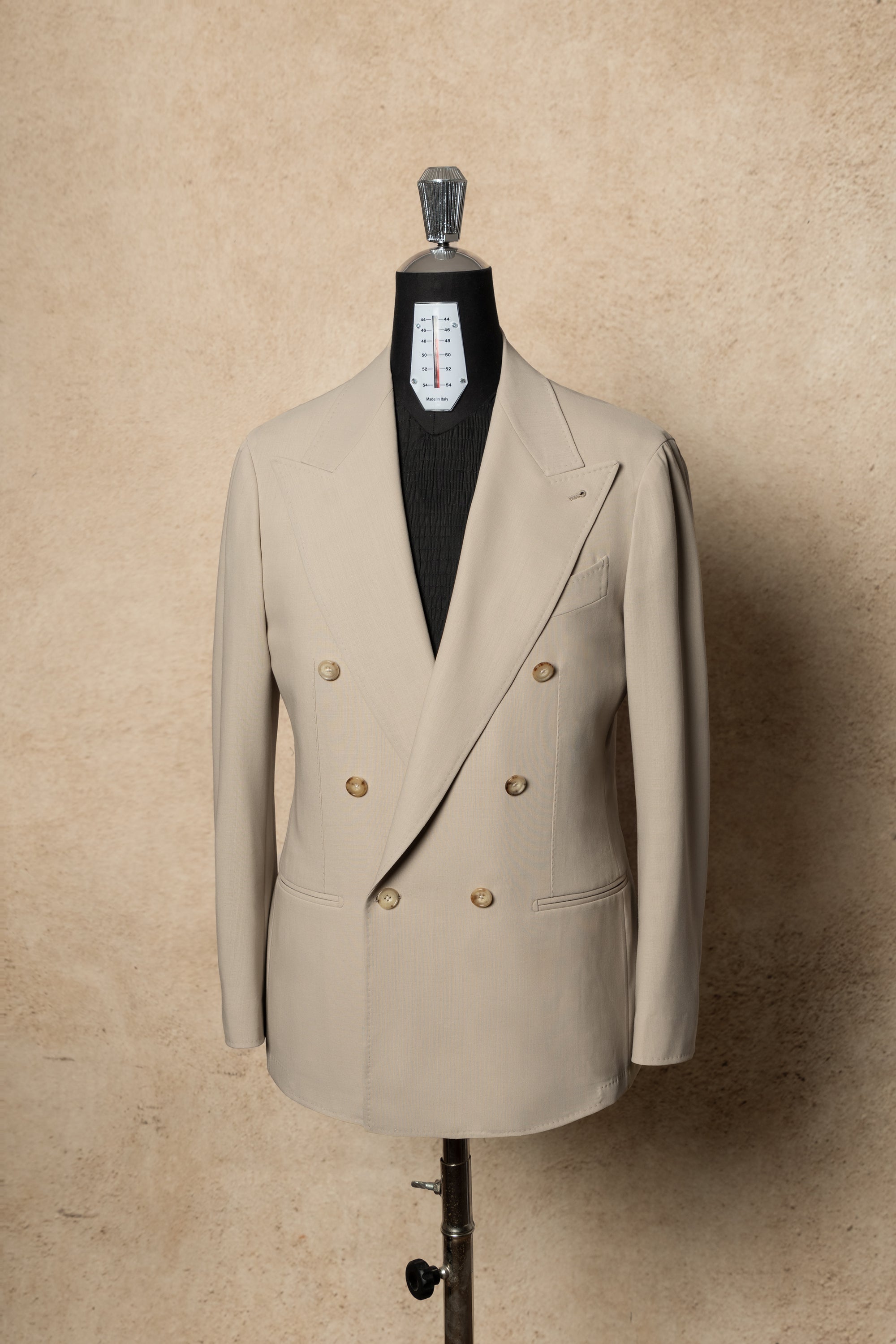Khaki Hightwist Wool Suit #333