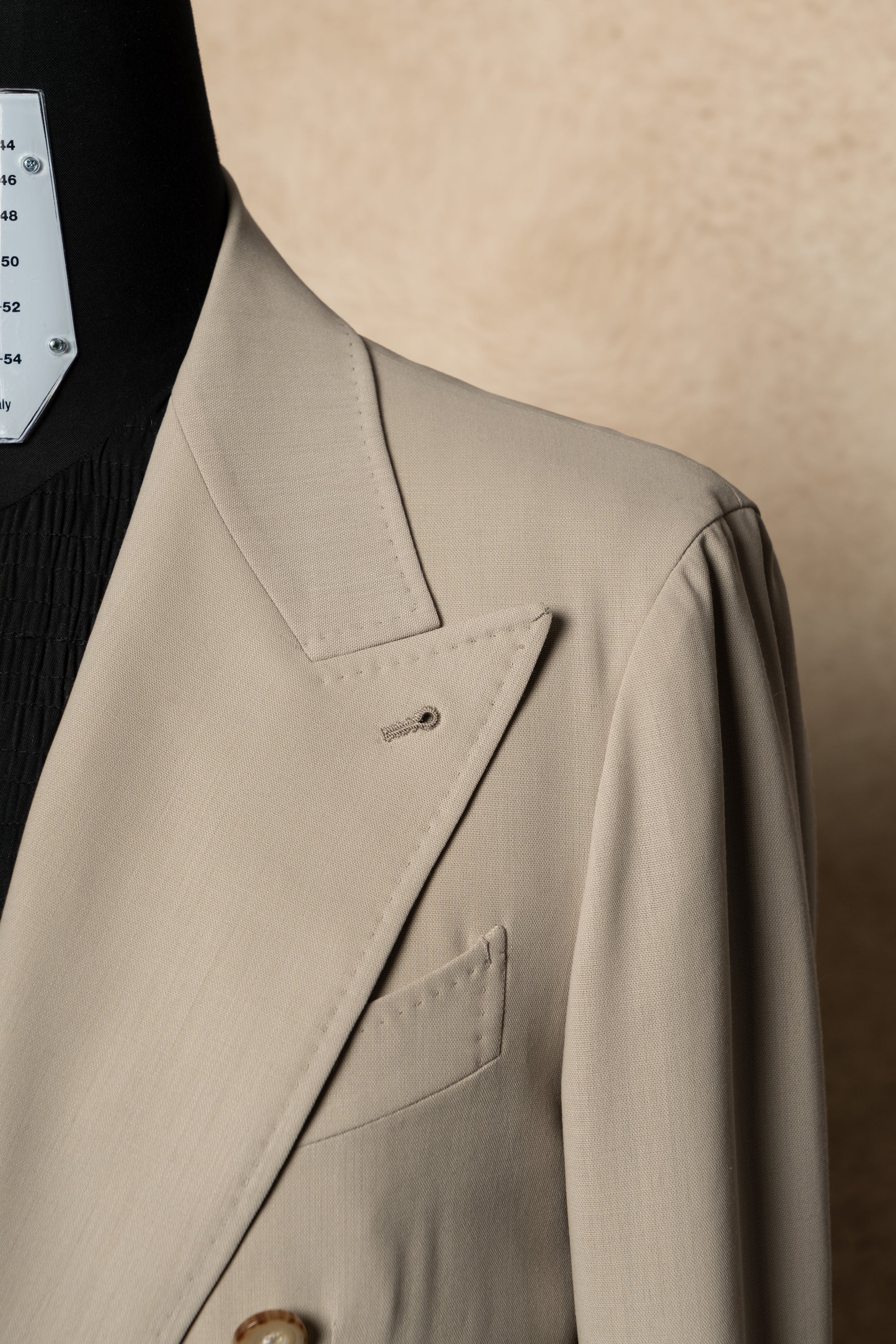Khaki Hightwist Wool Suit #333