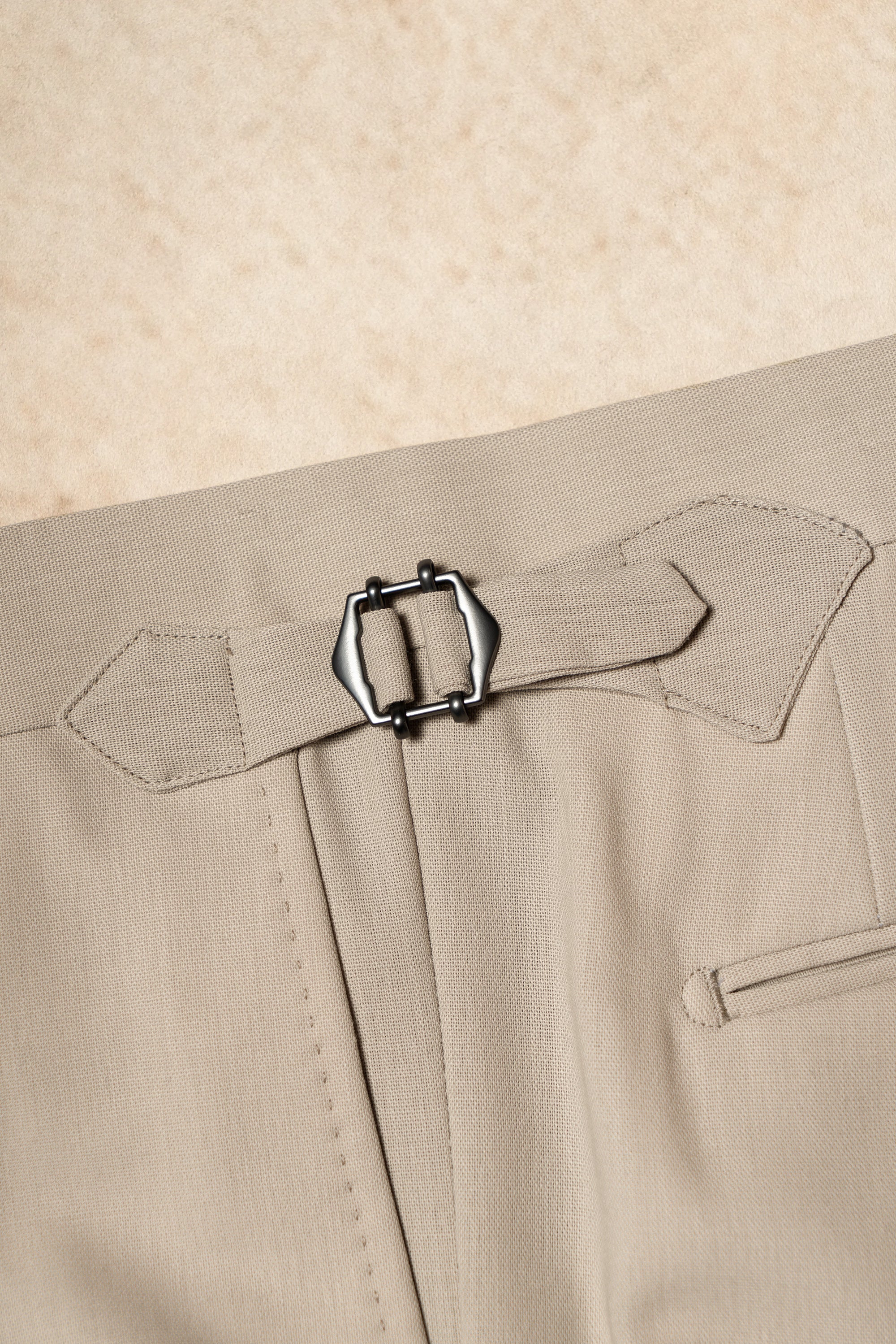 Khaki Hightwist Wool Suit #333