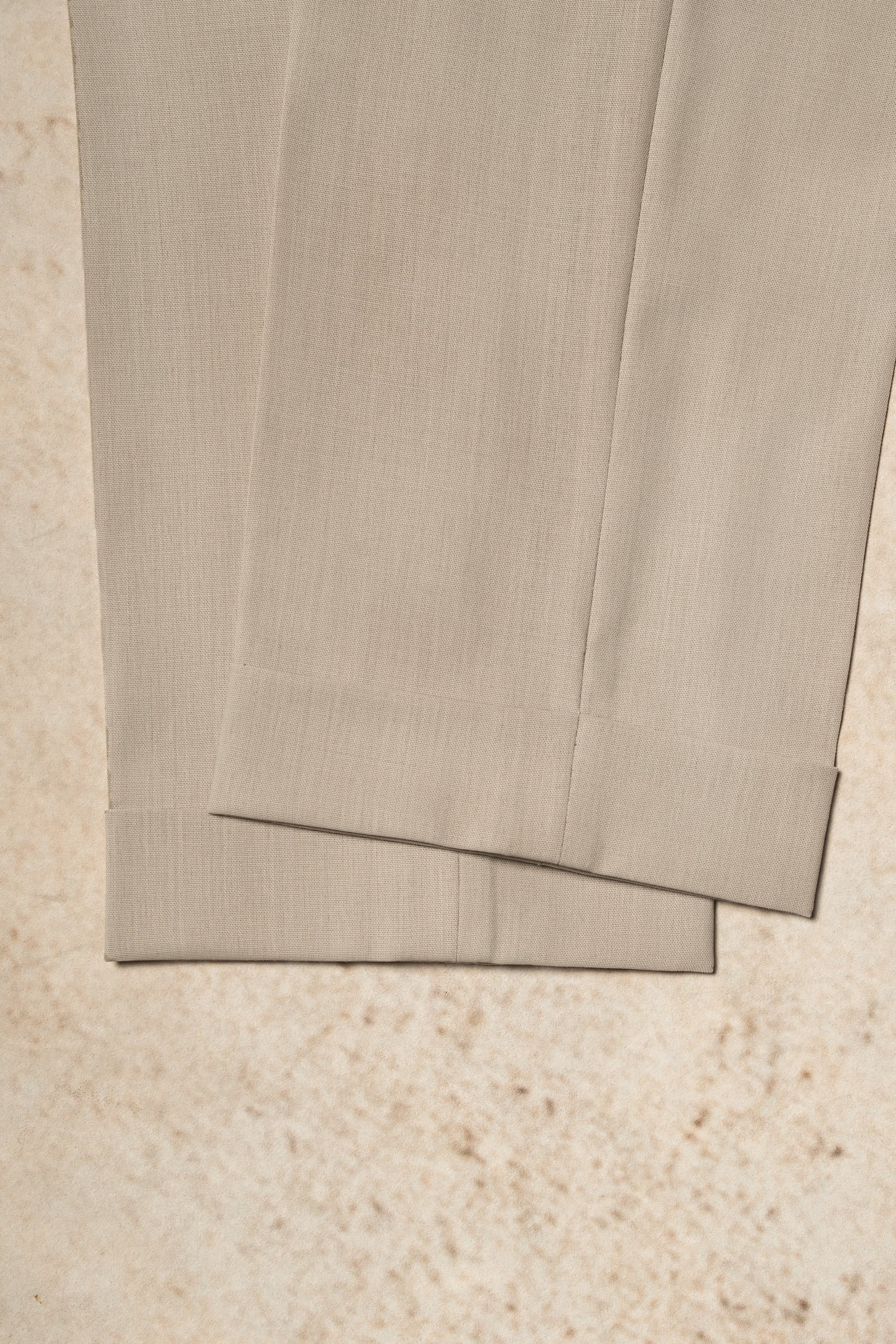 Khaki Hightwist Wool Suit #333