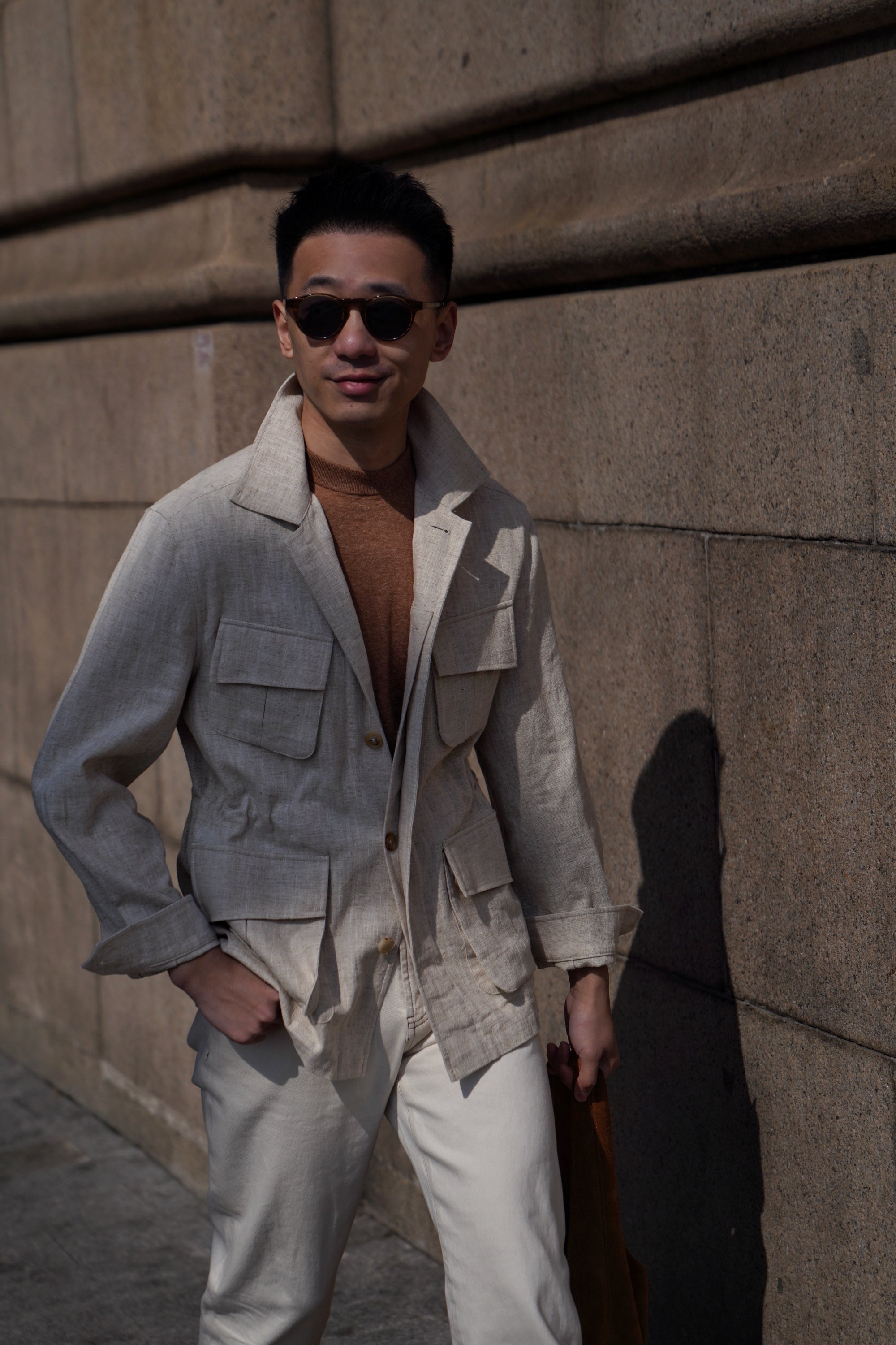 Oatmeal Linen Cotton M42 Jacket