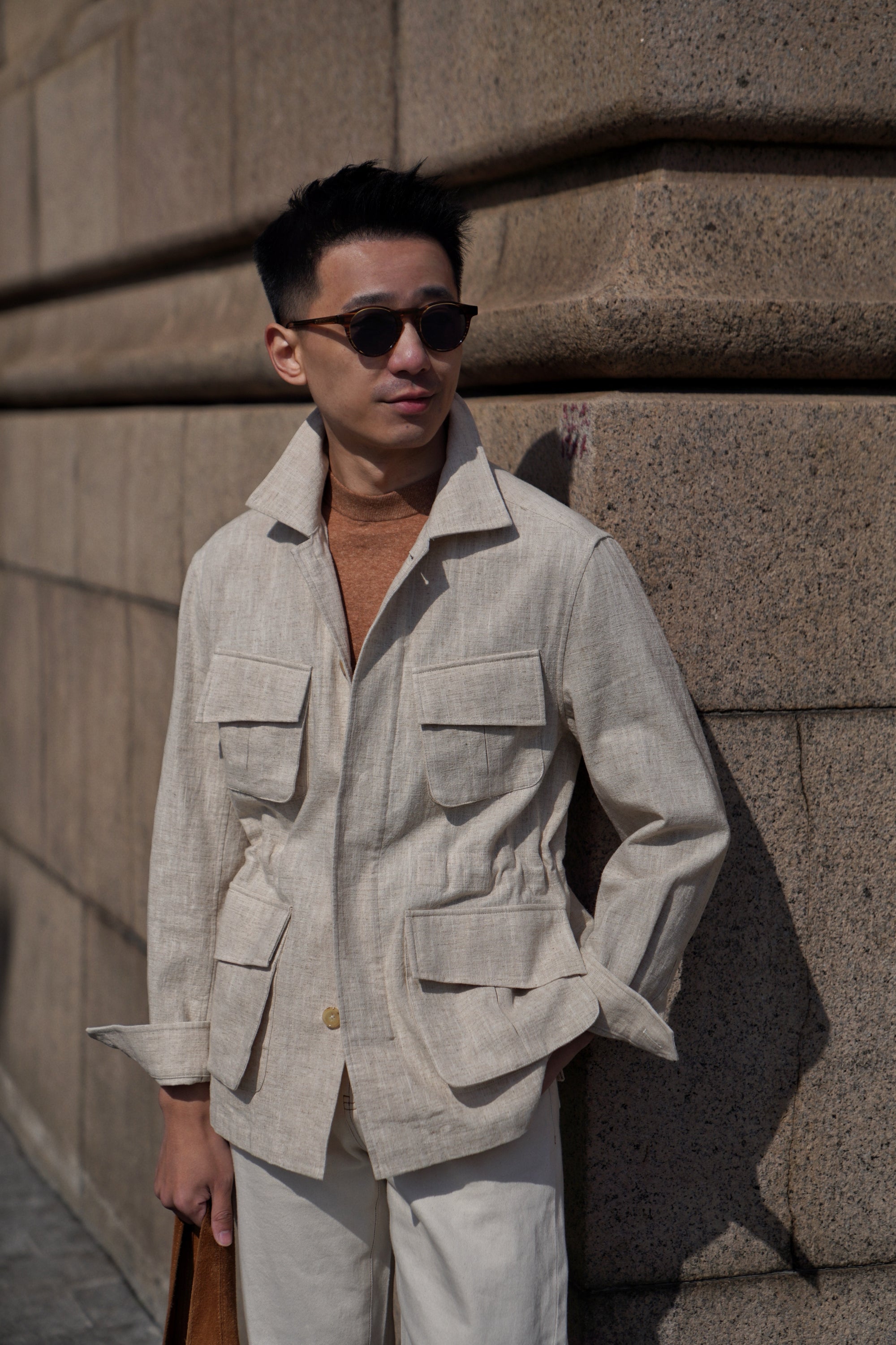 Oatmeal Linen Cotton M42 Jacket