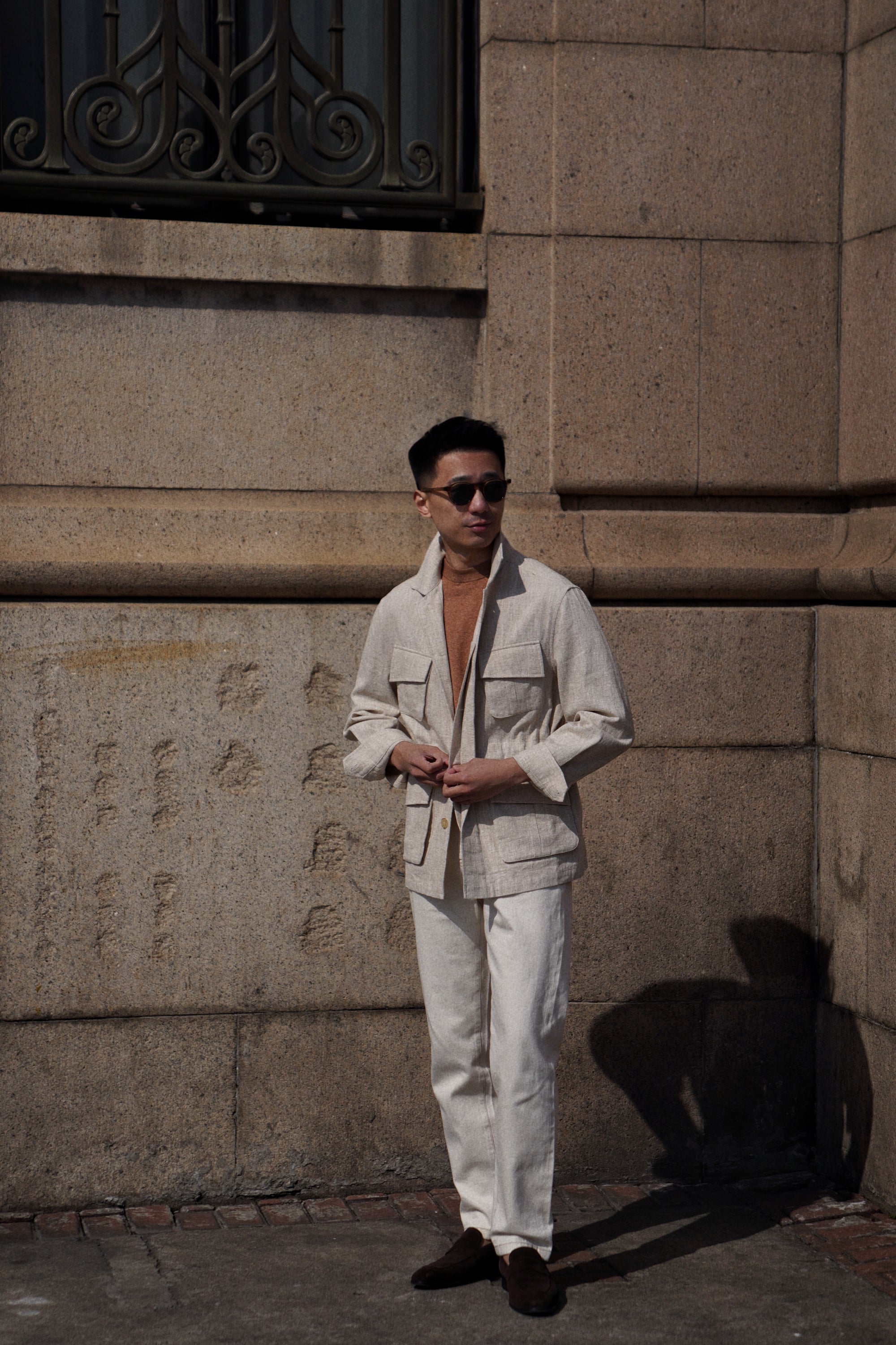 Oatmeal Linen Cotton M42 Jacket