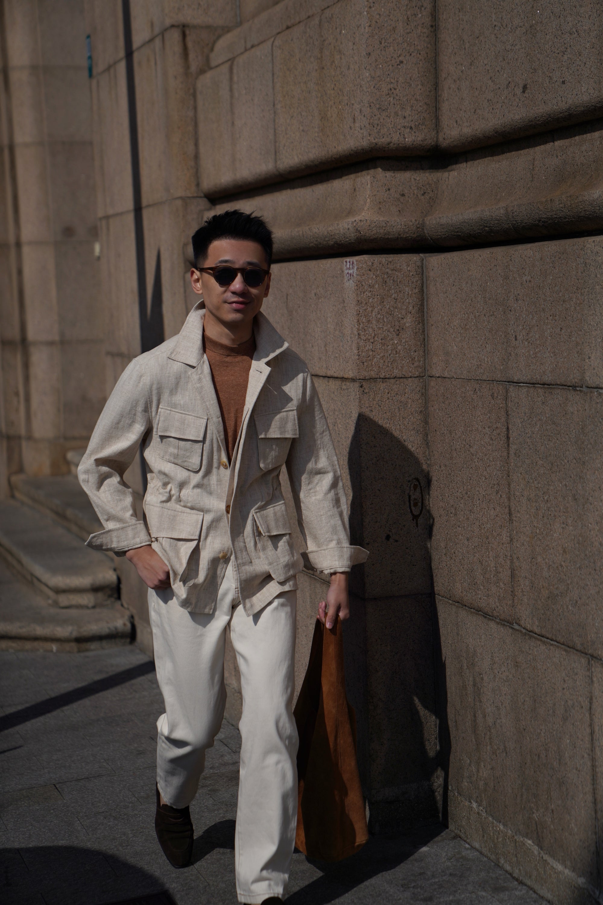 Oatmeal Linen Cotton M42 Jacket