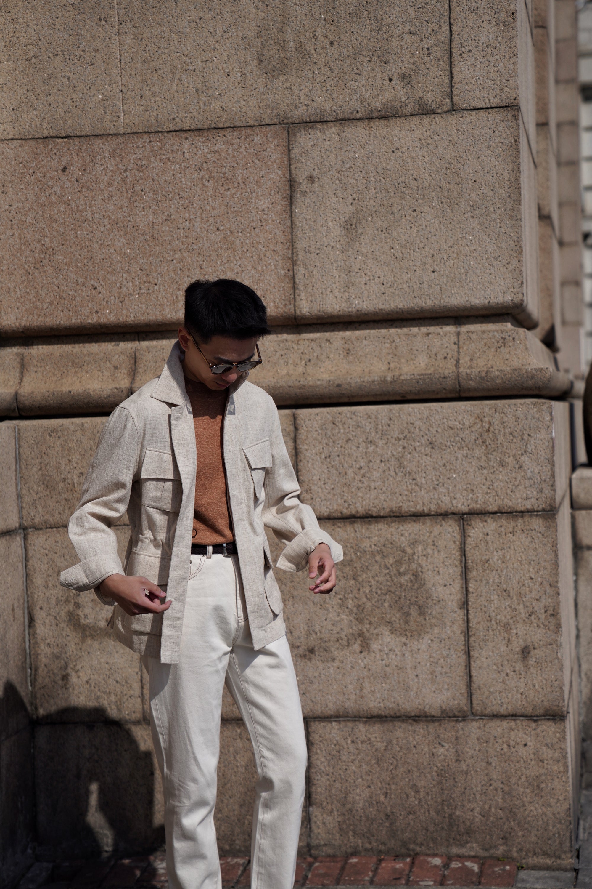 Oatmeal Linen Cotton M42 Jacket
