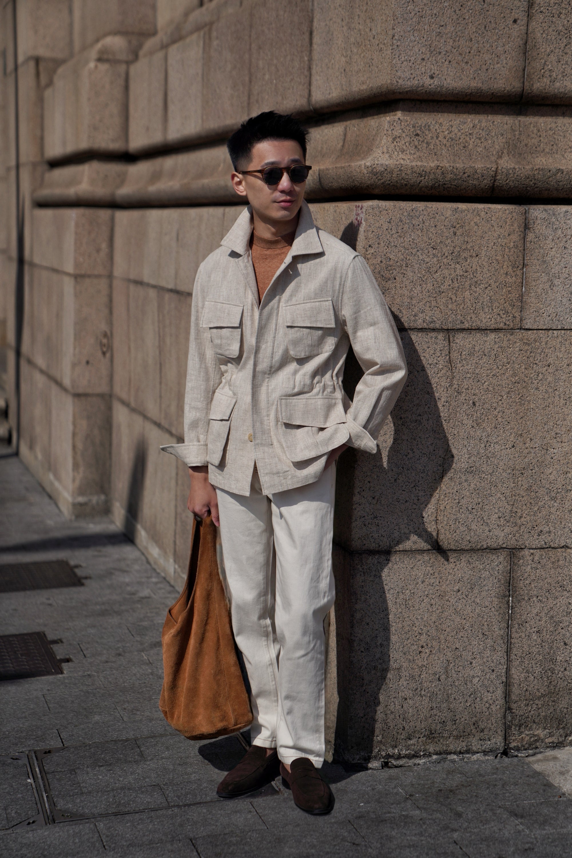 Oatmeal Linen Cotton M42 Jacket