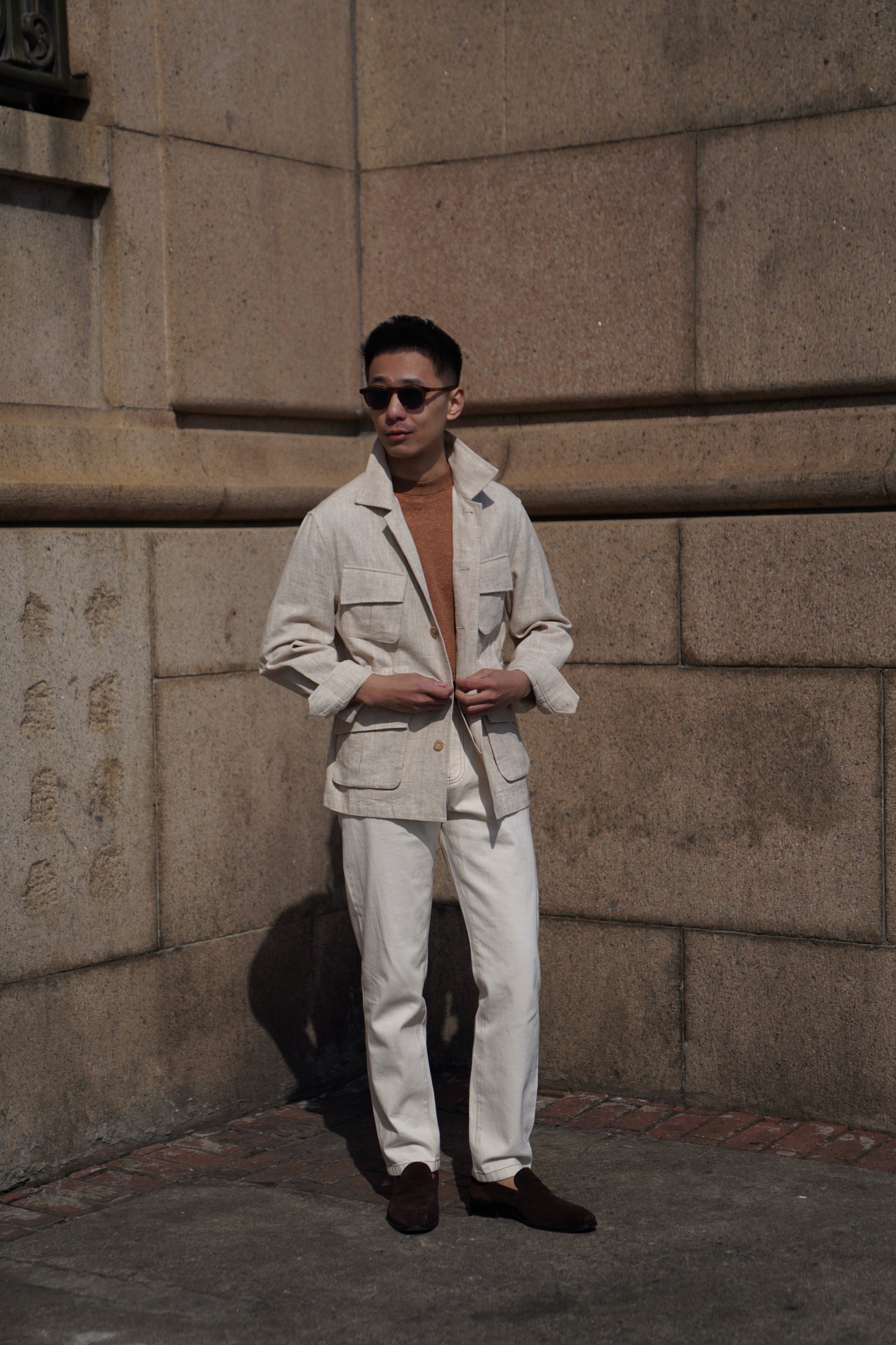 Oatmeal Linen Cotton M42 Jacket