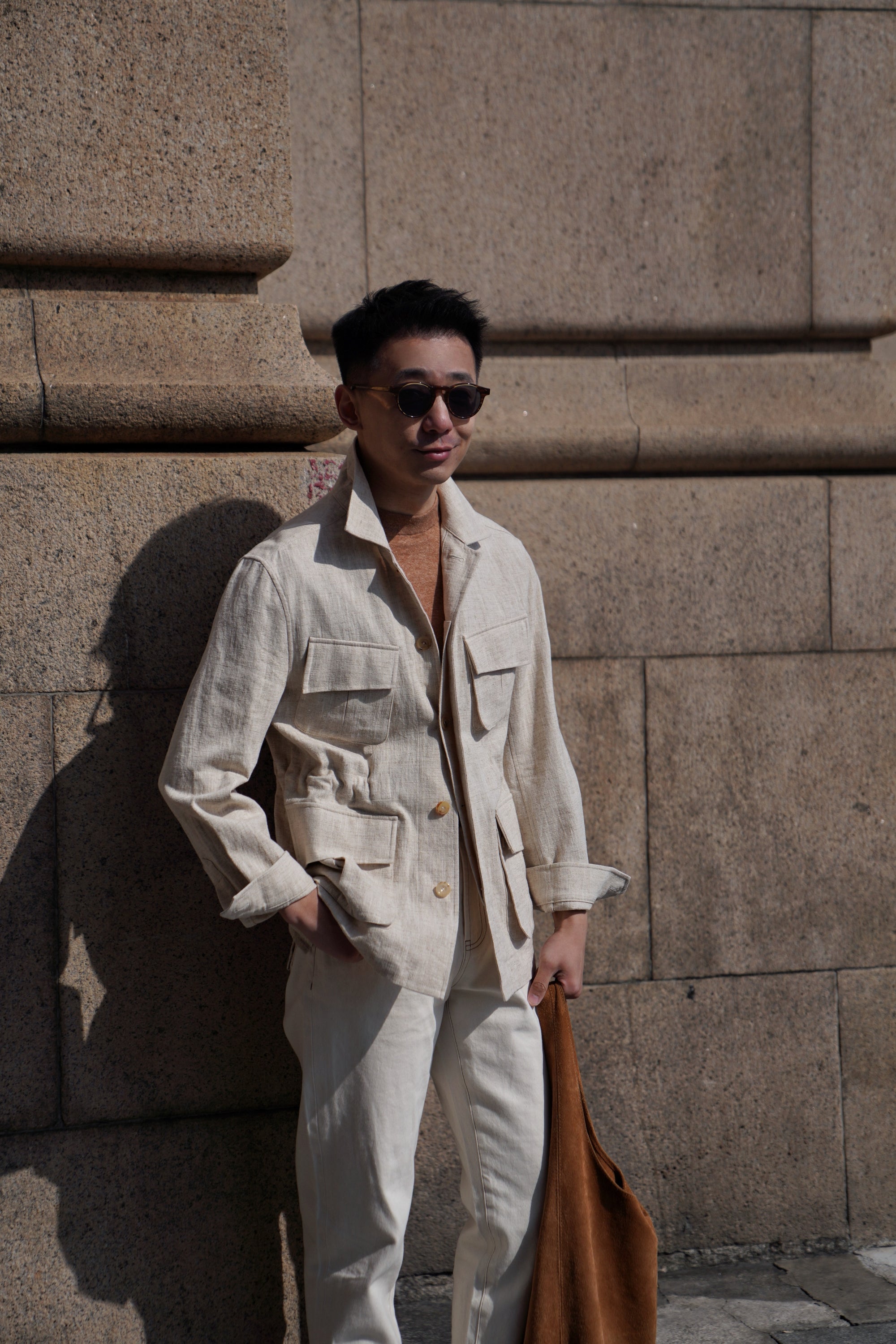 Oatmeal Linen Cotton M42 Jacket