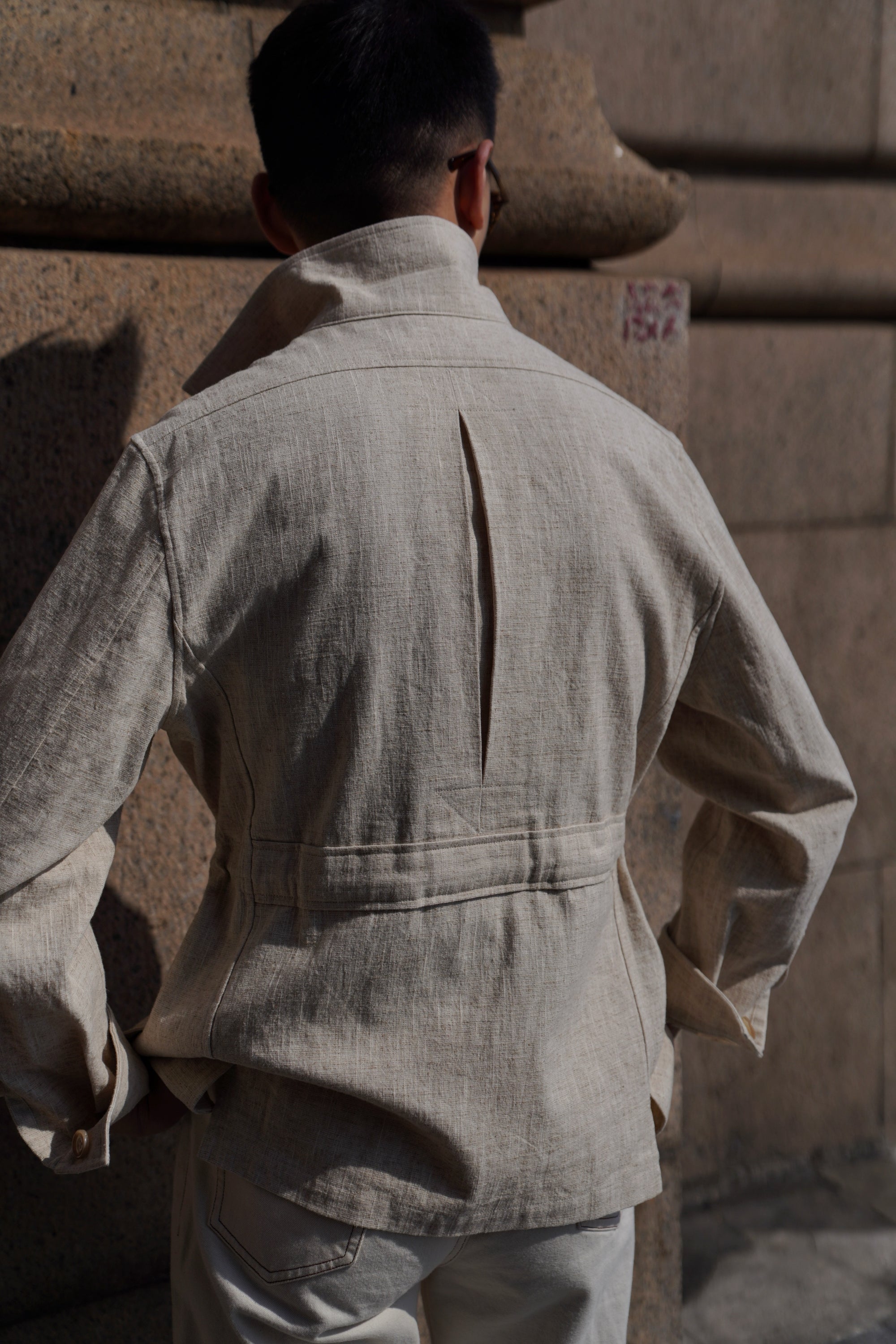 Oatmeal Linen Cotton M42 Jacket