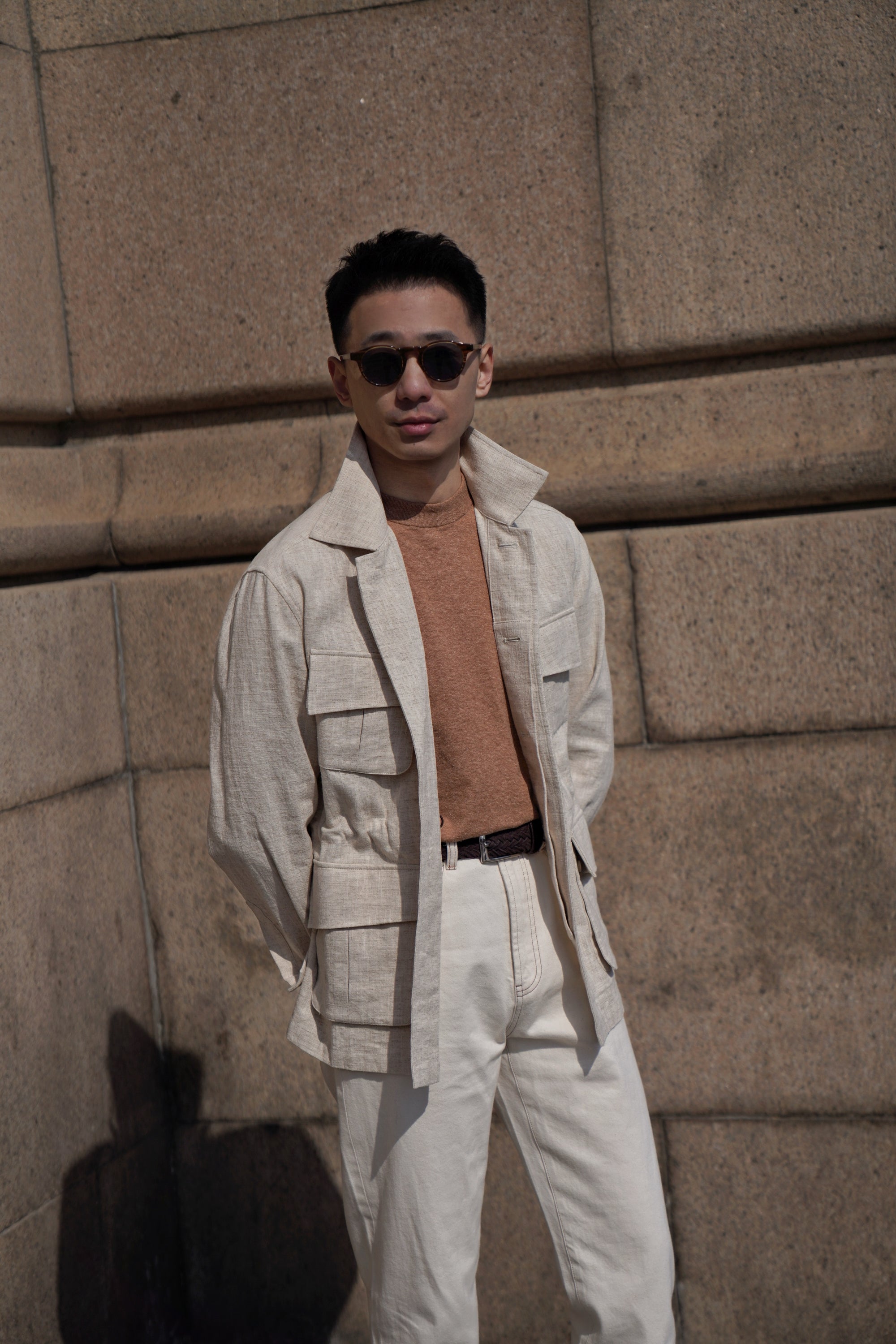 Oatmeal Linen Cotton M42 Jacket