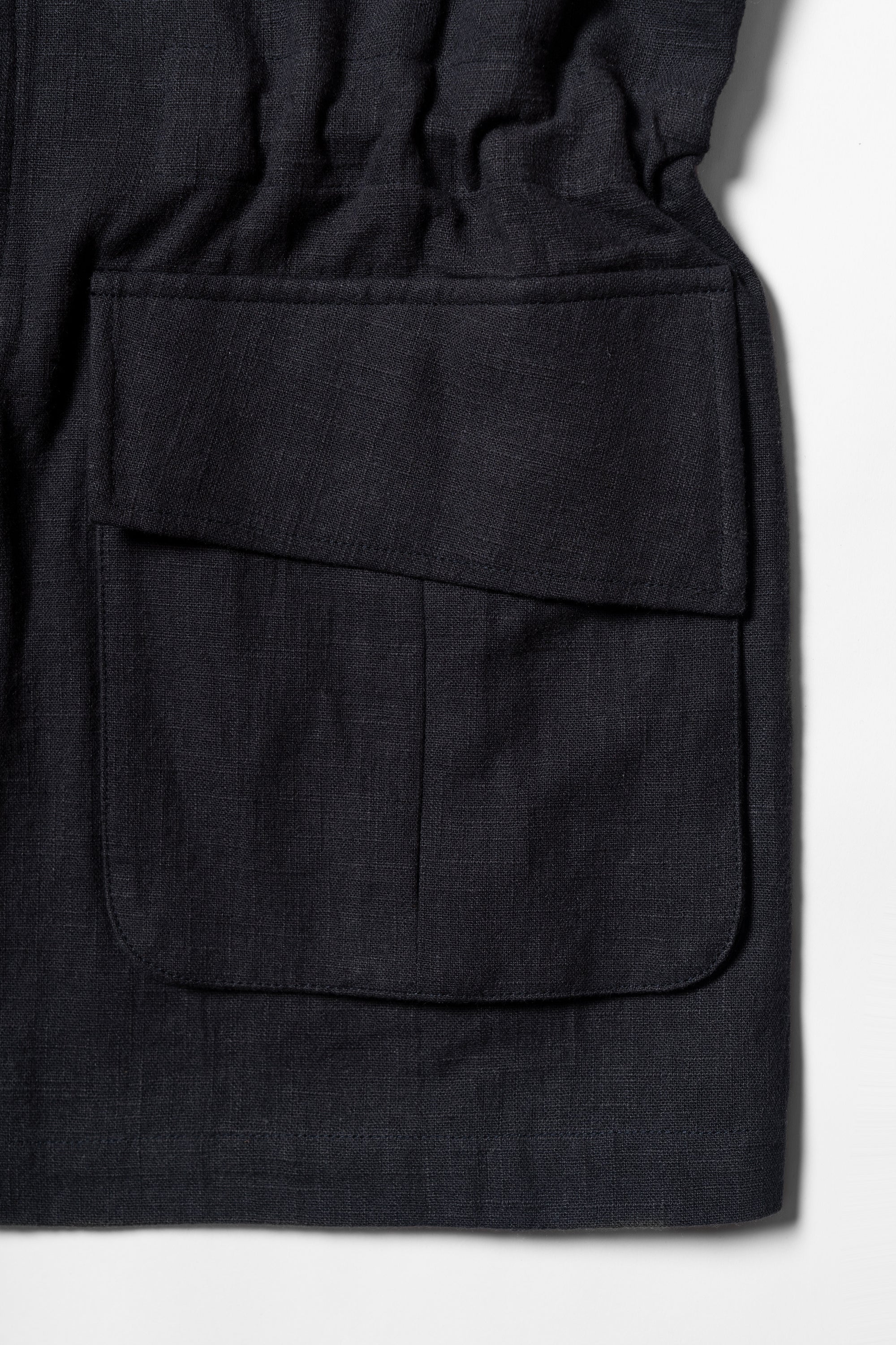 Ink Blue Linen Cotton M42 Jacket