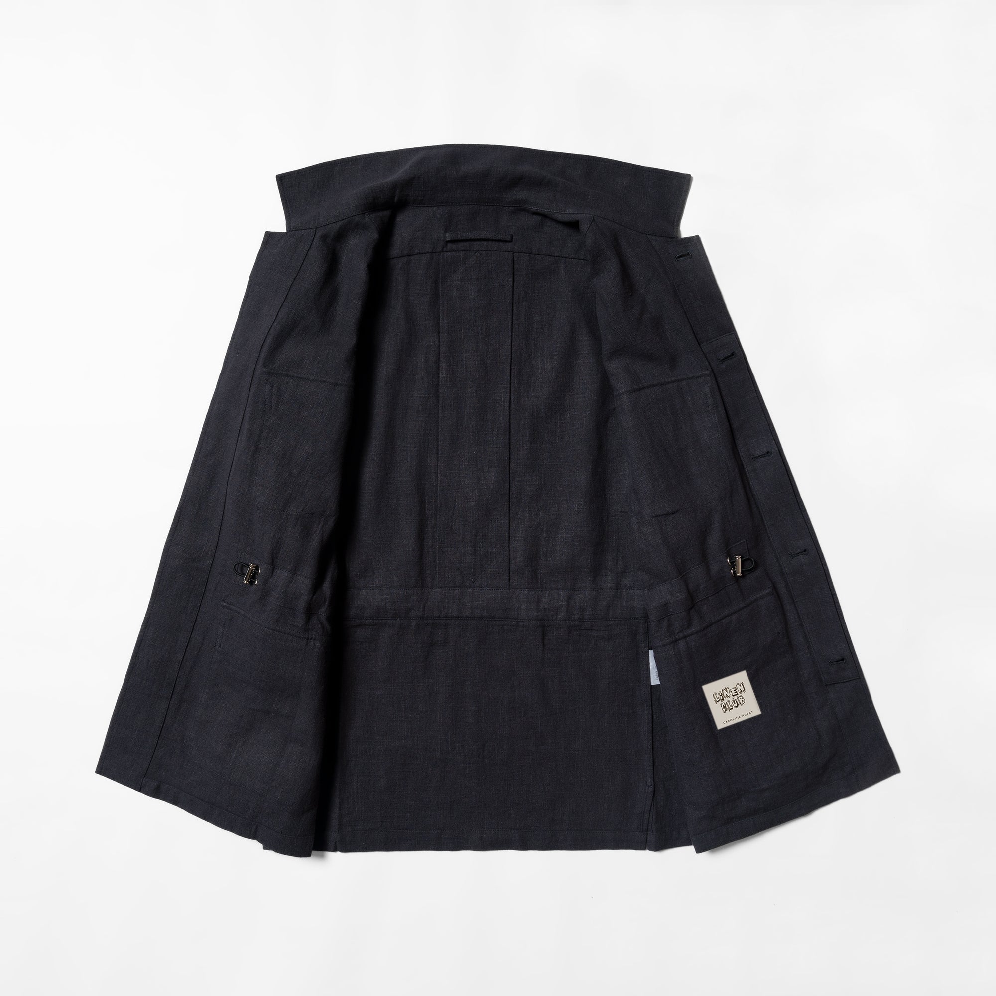 Ink Blue Linen Cotton M42 Jacket