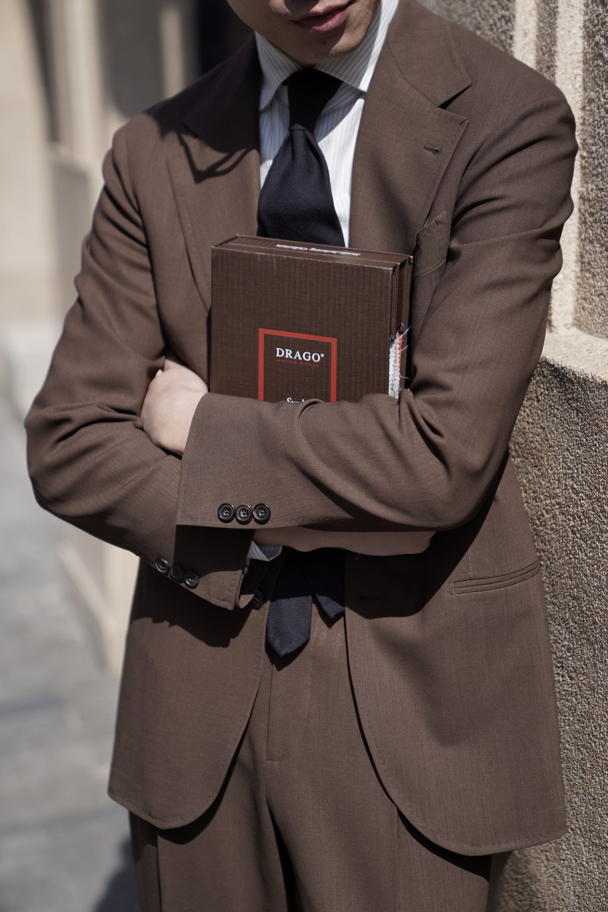 MTO Tobacco Hightwist Wool Suit #332