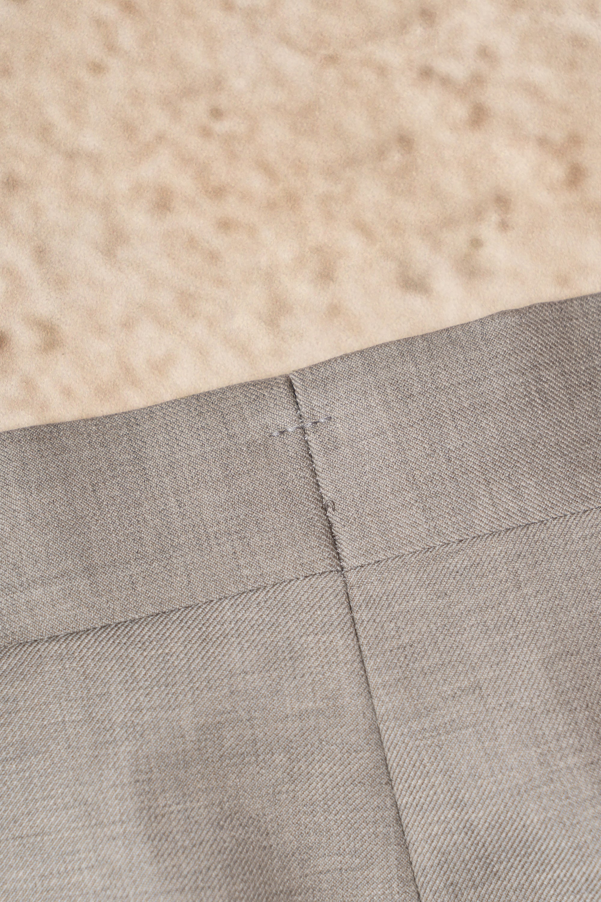 MTO Taupe Twill 120s Wool Suit #386