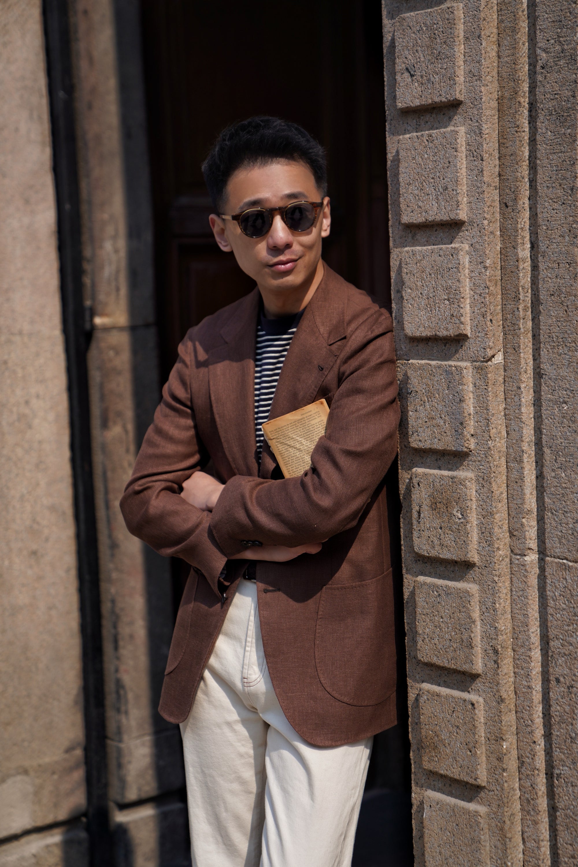 Chestnut Hopsack Jacket #320