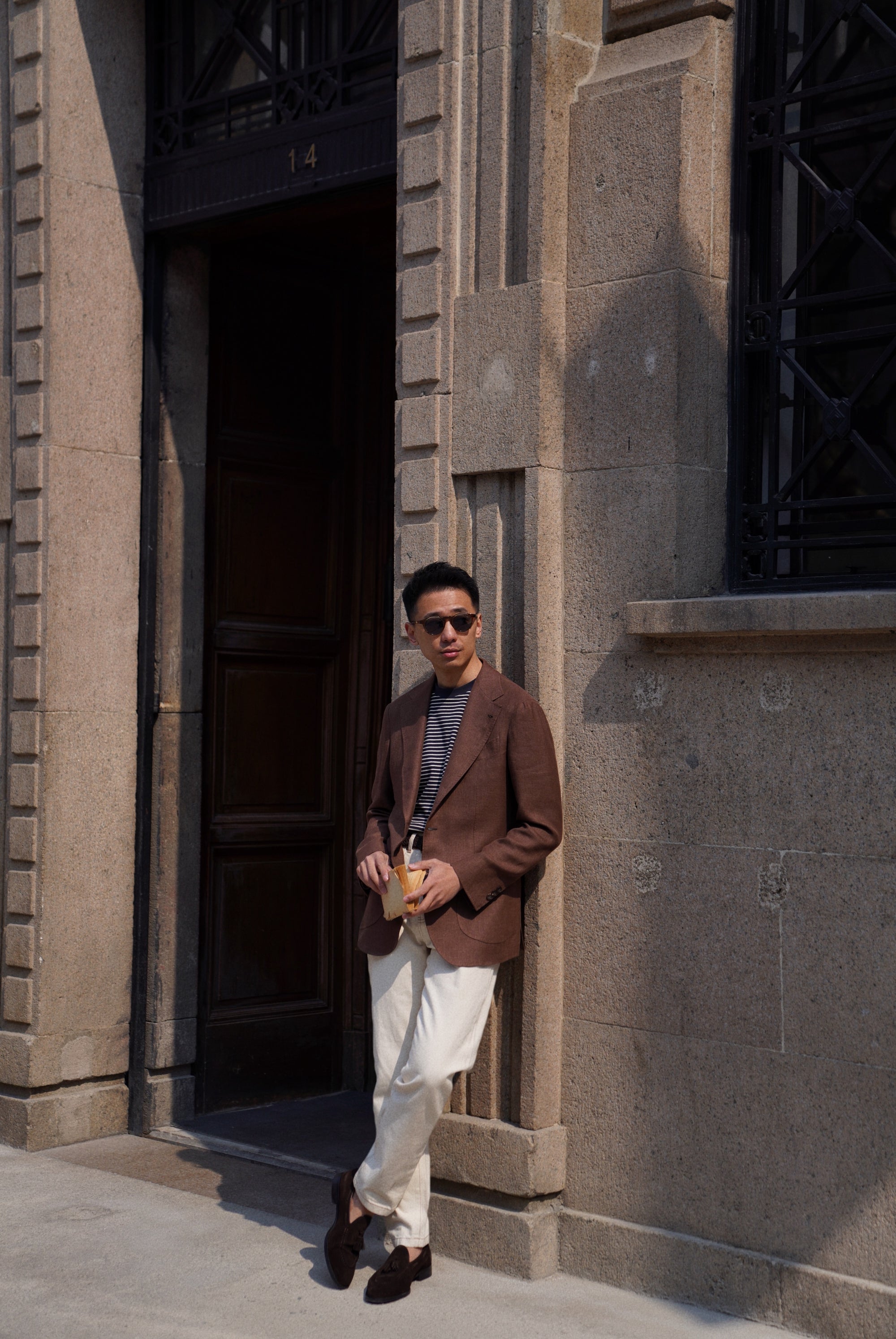 Chestnut Hopsack Jacket #320