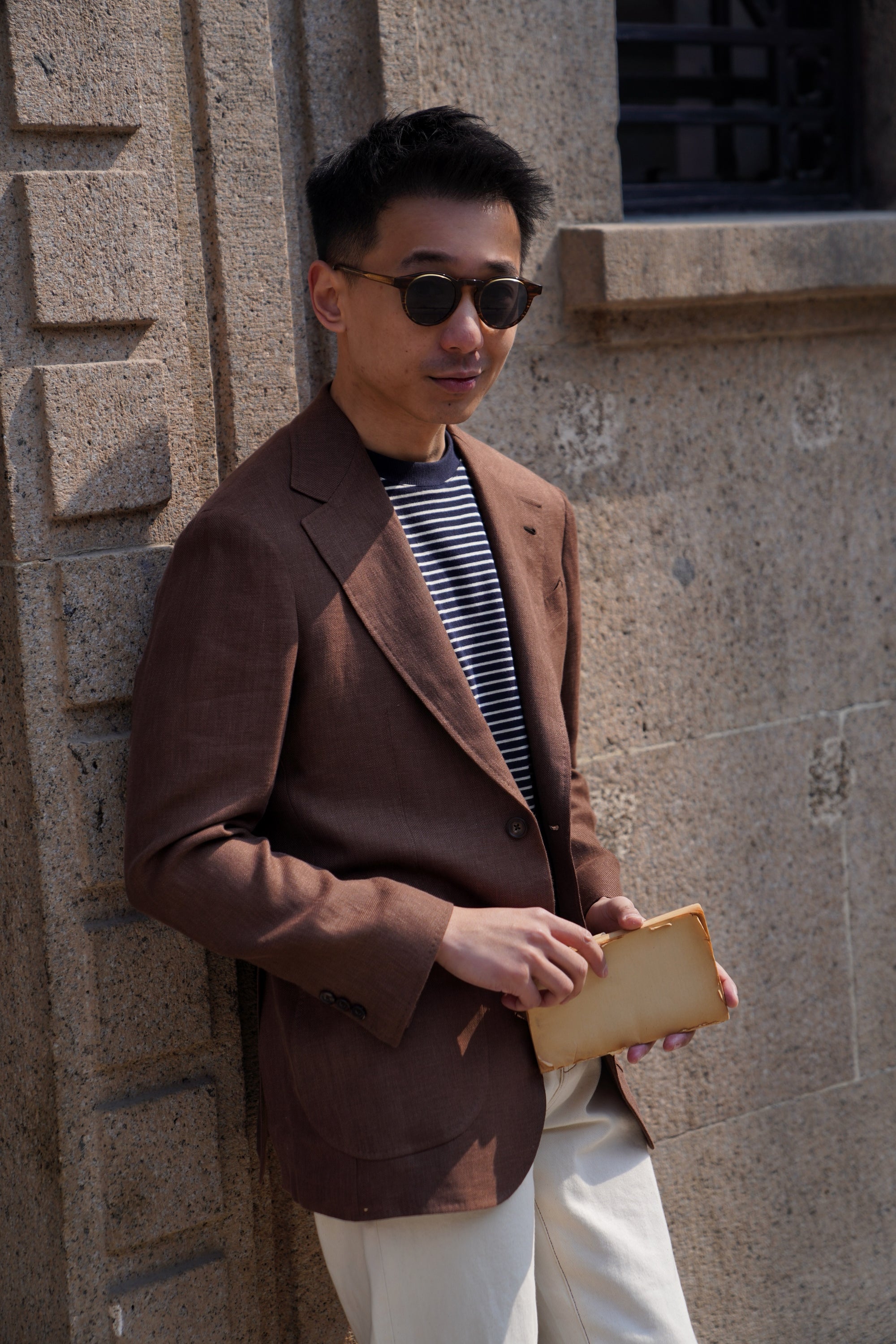 Chestnut Hopsack Jacket #320