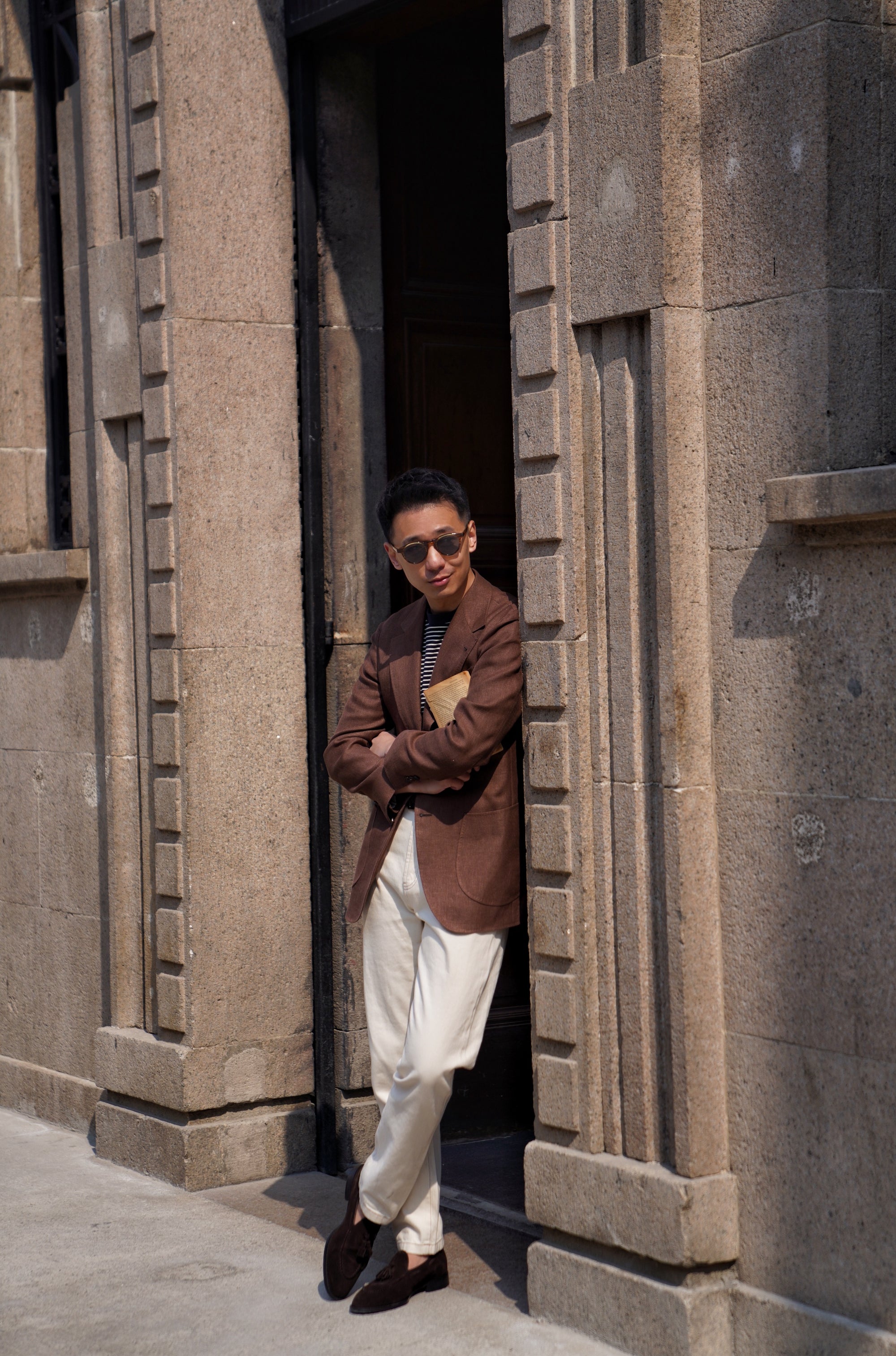 Chestnut Hopsack Jacket #320
