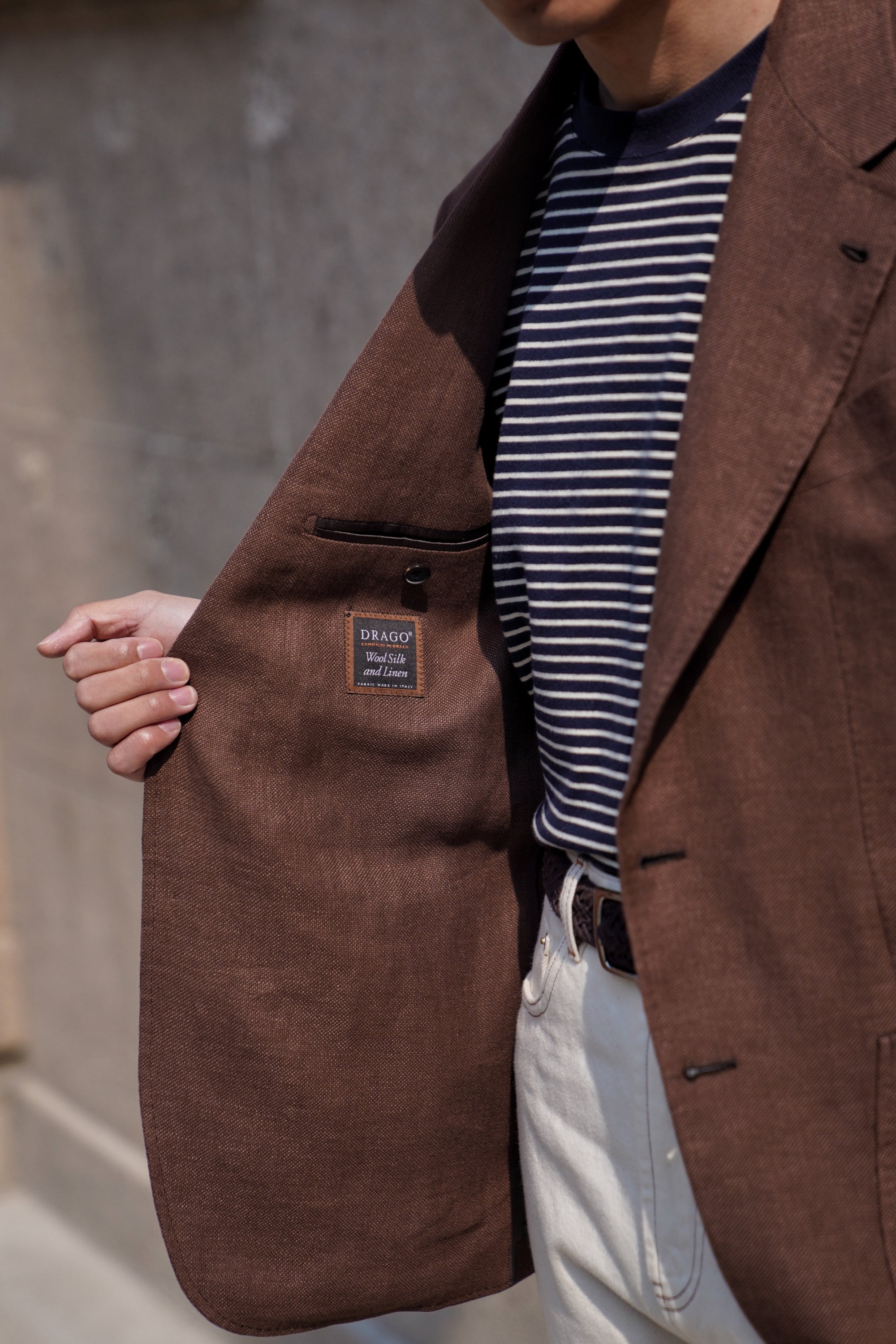 Chestnut Hopsack Jacket #320