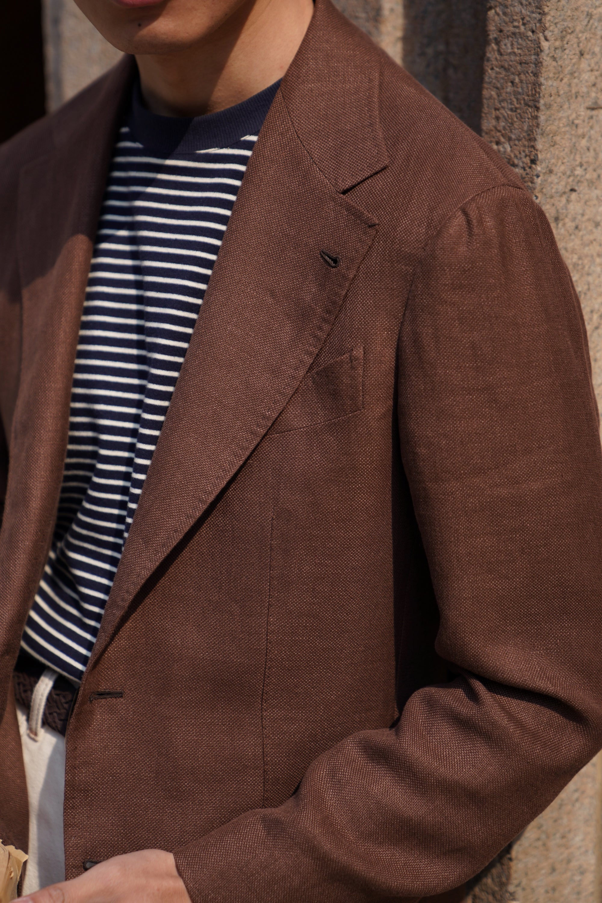 Chestnut Hopsack Jacket #320