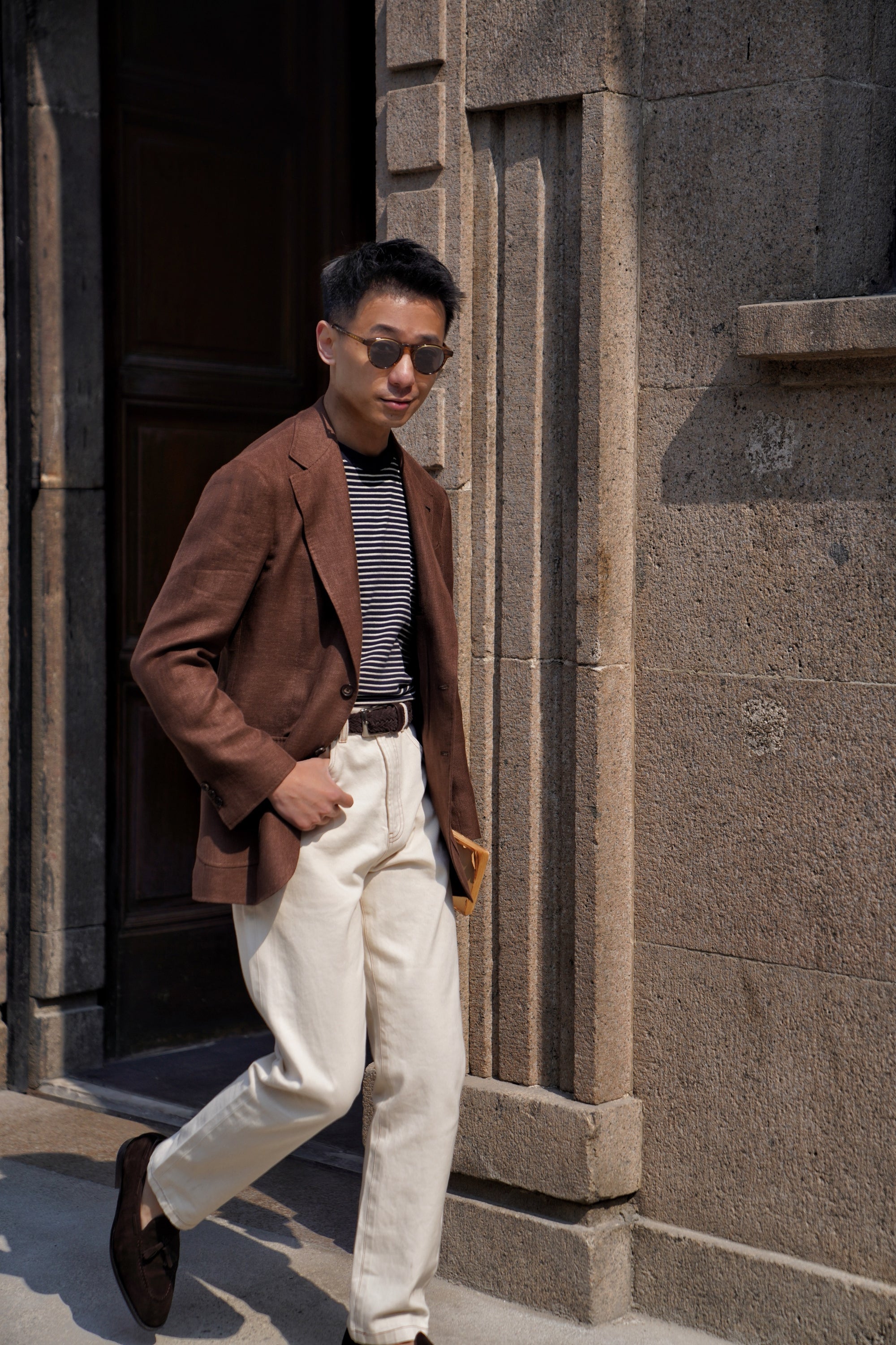 Chestnut Hopsack Jacket #320