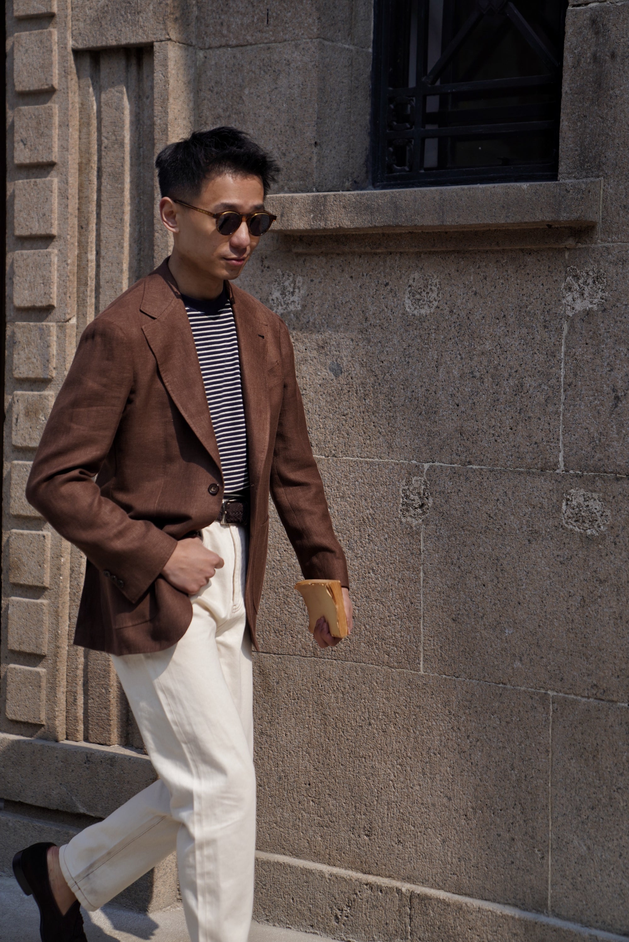 Chestnut Hopsack Jacket #320