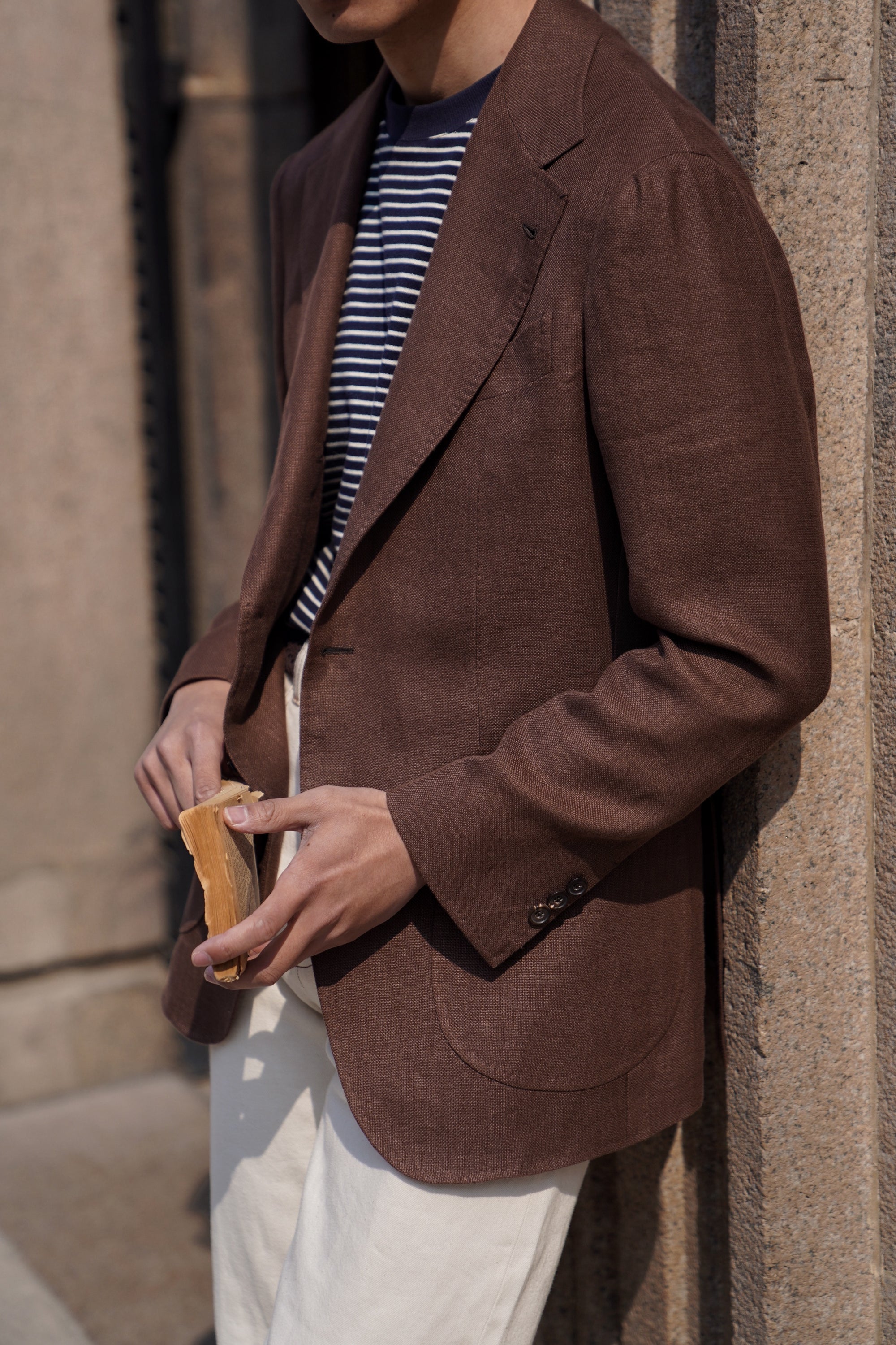 Chestnut Hopsack Jacket #320